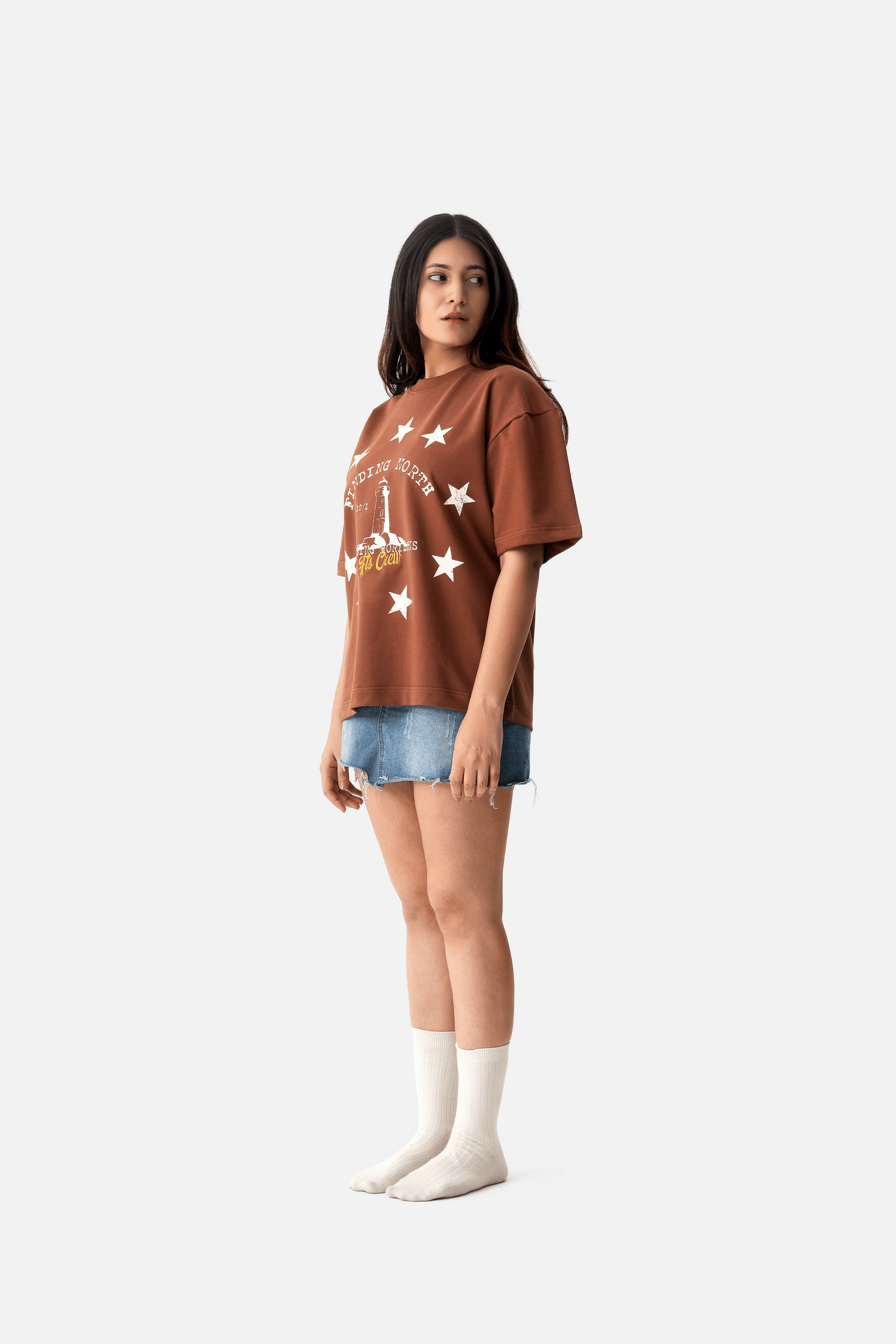 Lighthouse Legacy Tee - Rust Brown