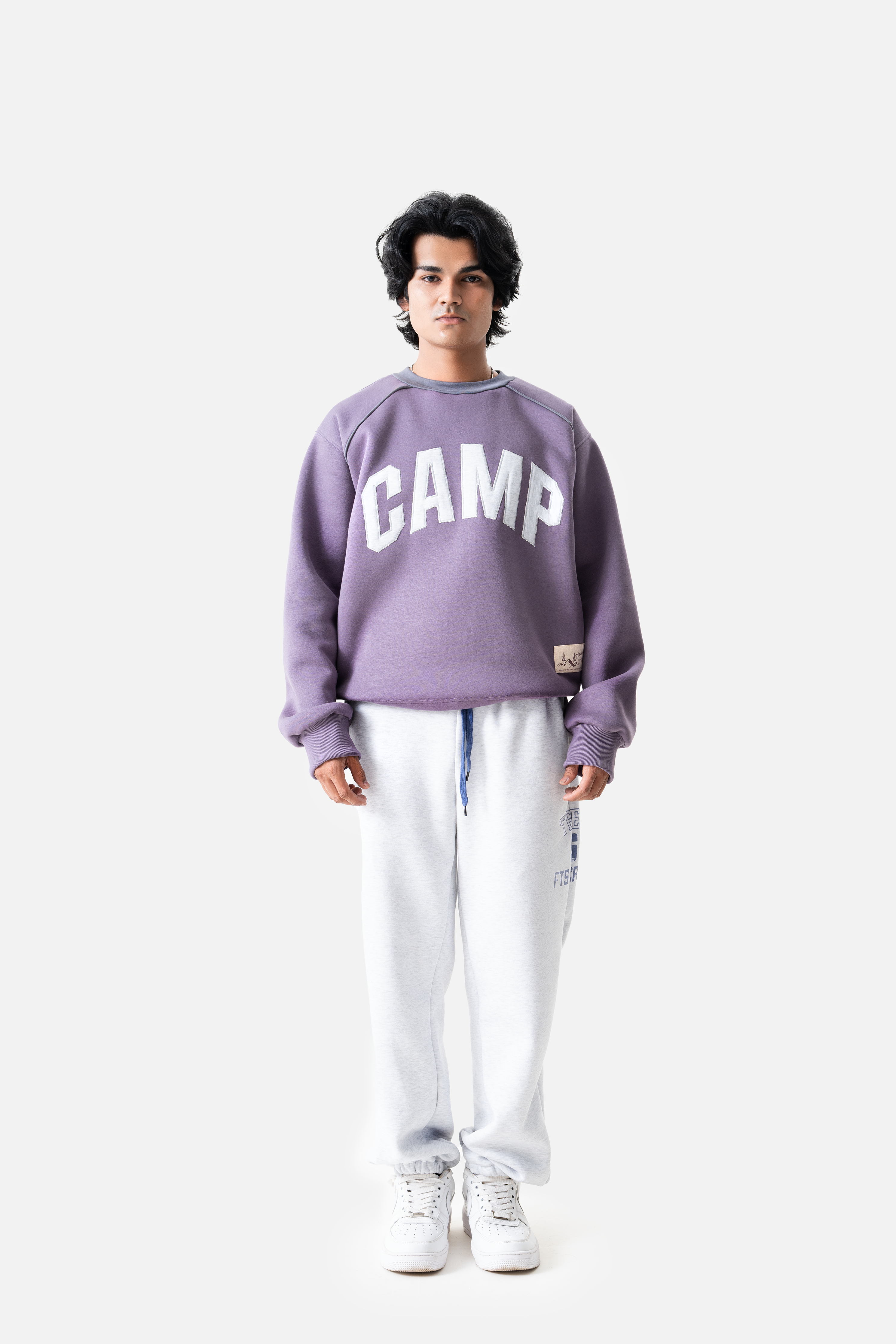 Camp sweatshirt-Plum