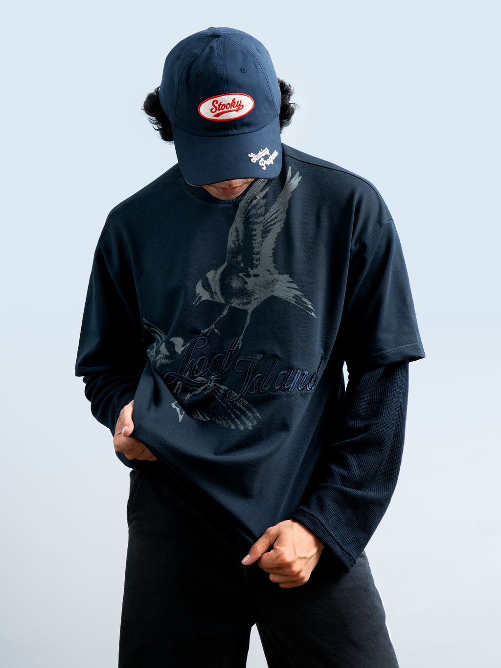 Nomad Flight Tee – Navy