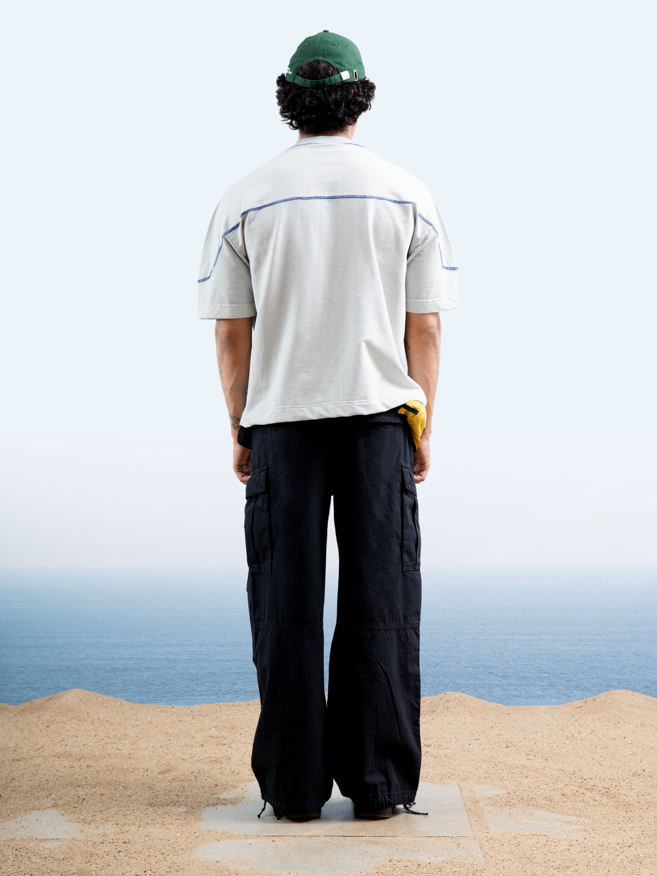 Lost Island V2 T-Shirt - Blue Grey