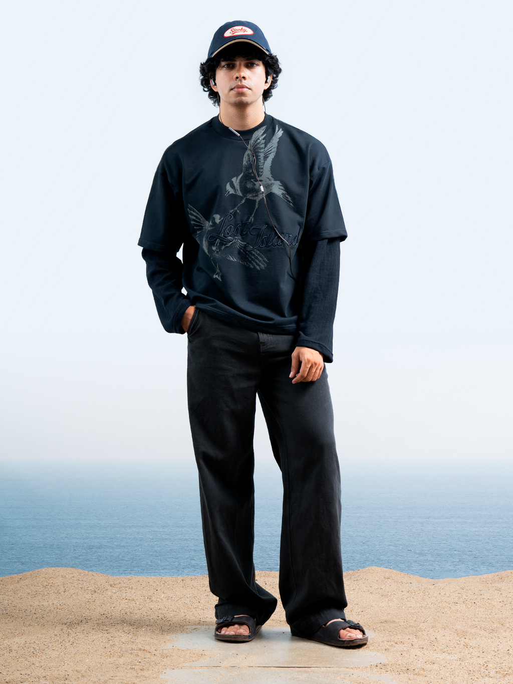 Nomad Flight Tee – Navy