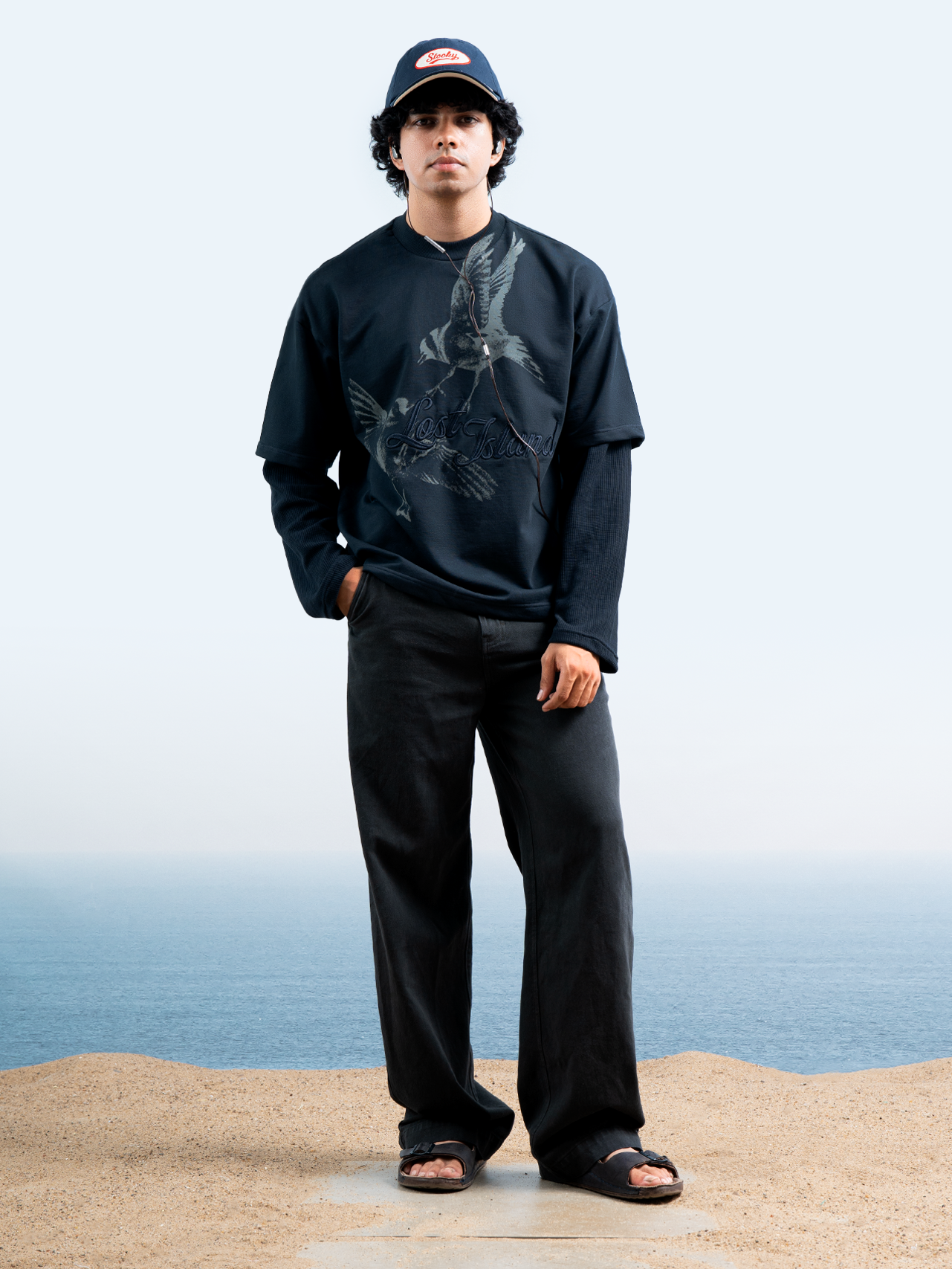 Nomad Flight Tee – Navy