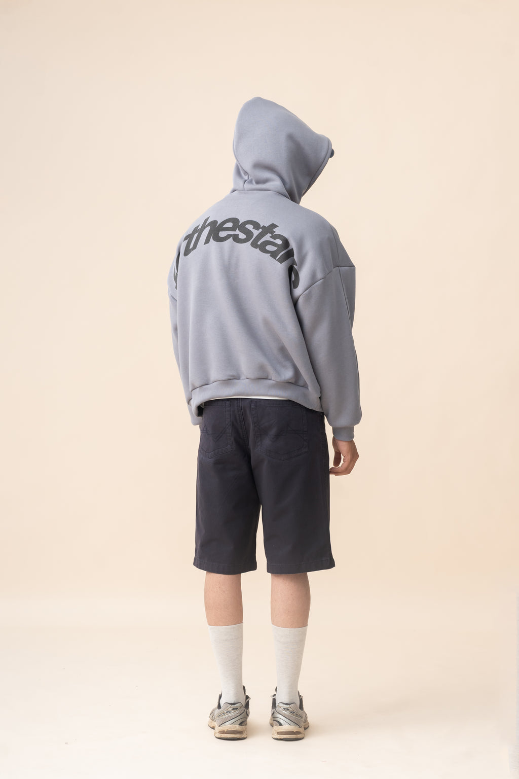 FTS CURVED HOODIE - GREY