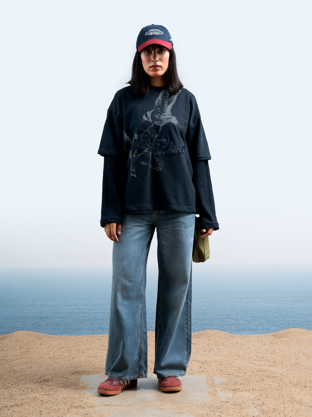 Nomad Flight Tee – Navy