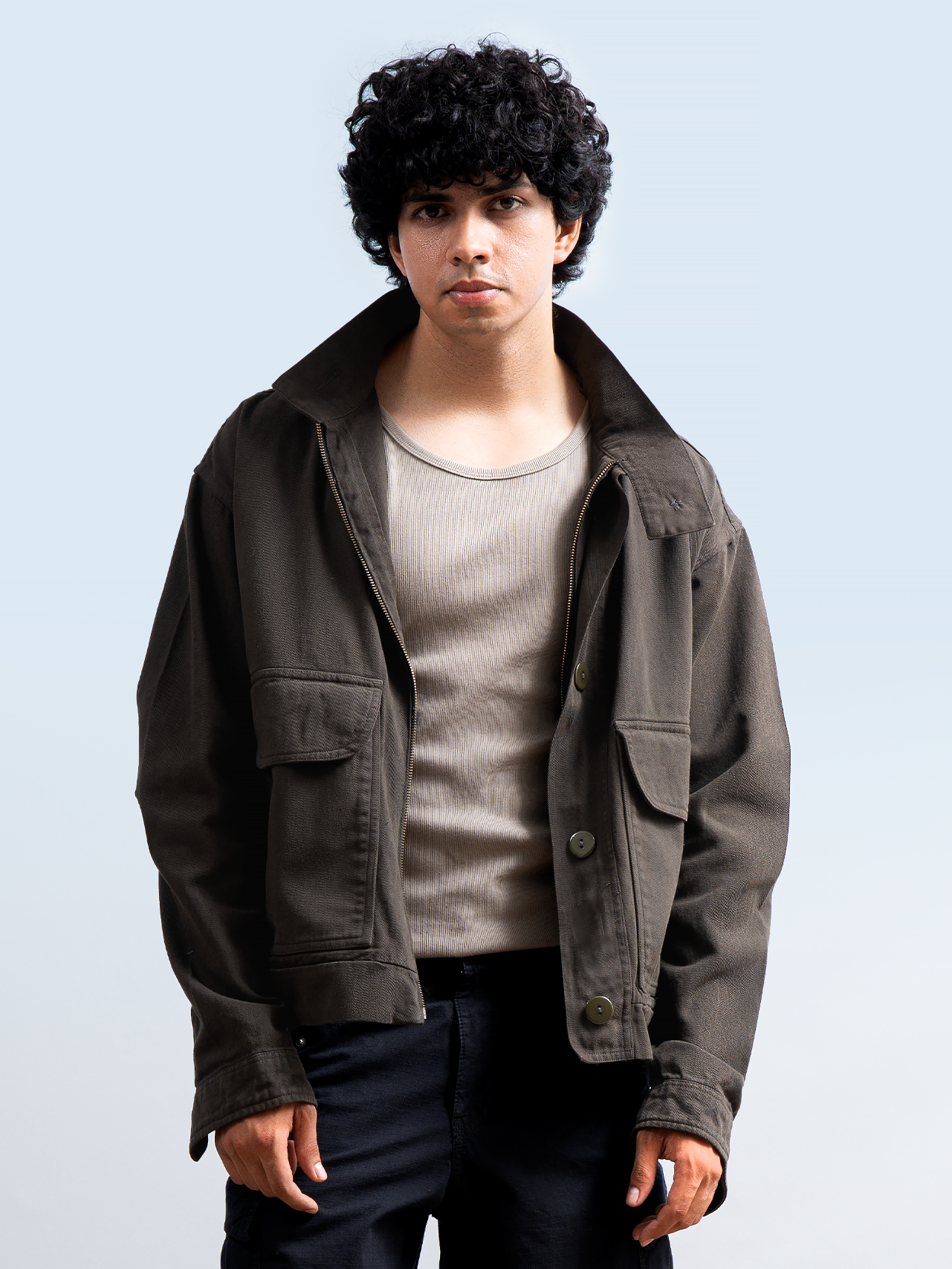 Utility Field Jacket - Olive