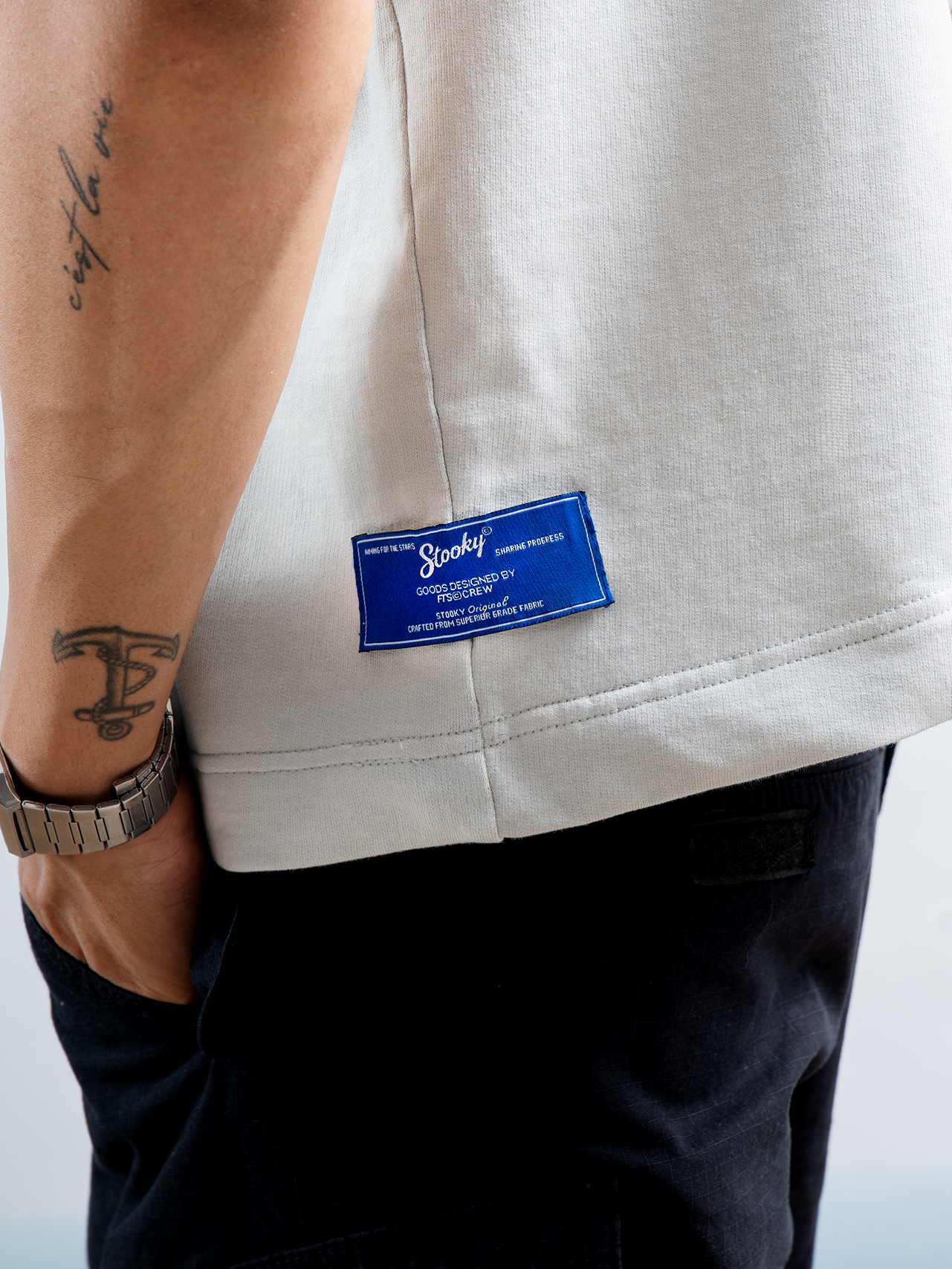 Lost Island V2 T-Shirt - Blue Grey