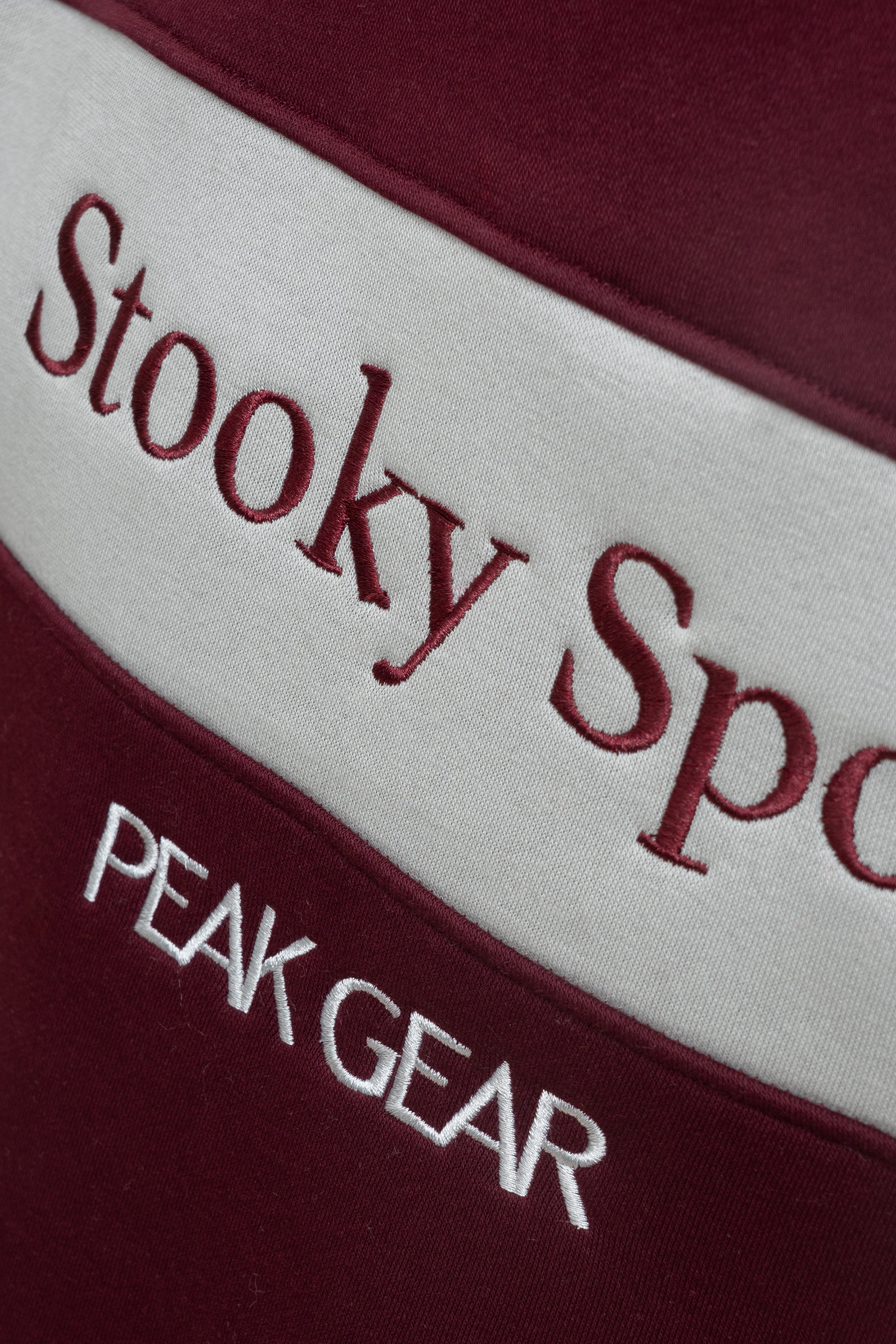 Peak Gear Sweatshirt – Maroon/Grey