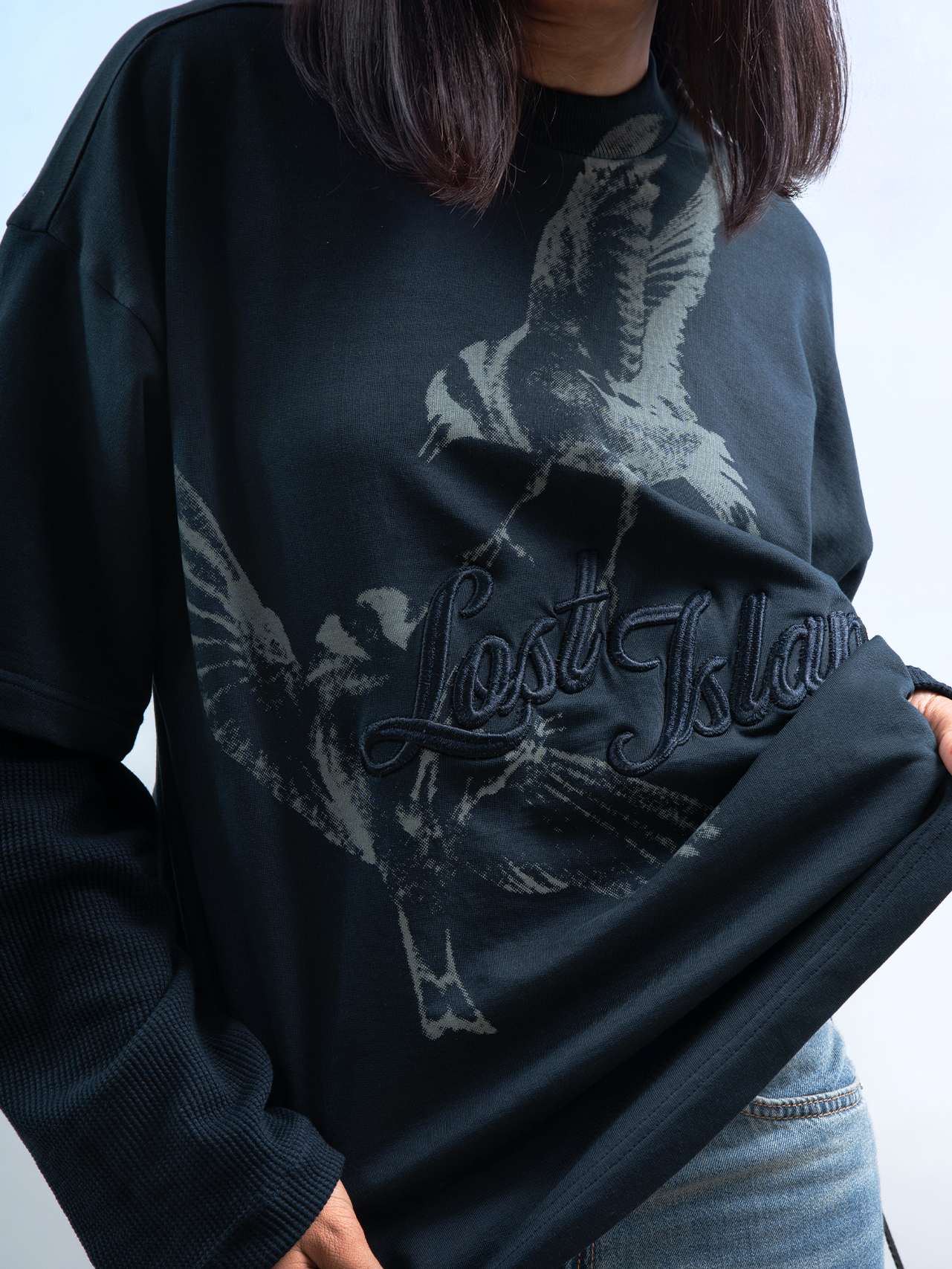 Nomad Flight Tee – Navy