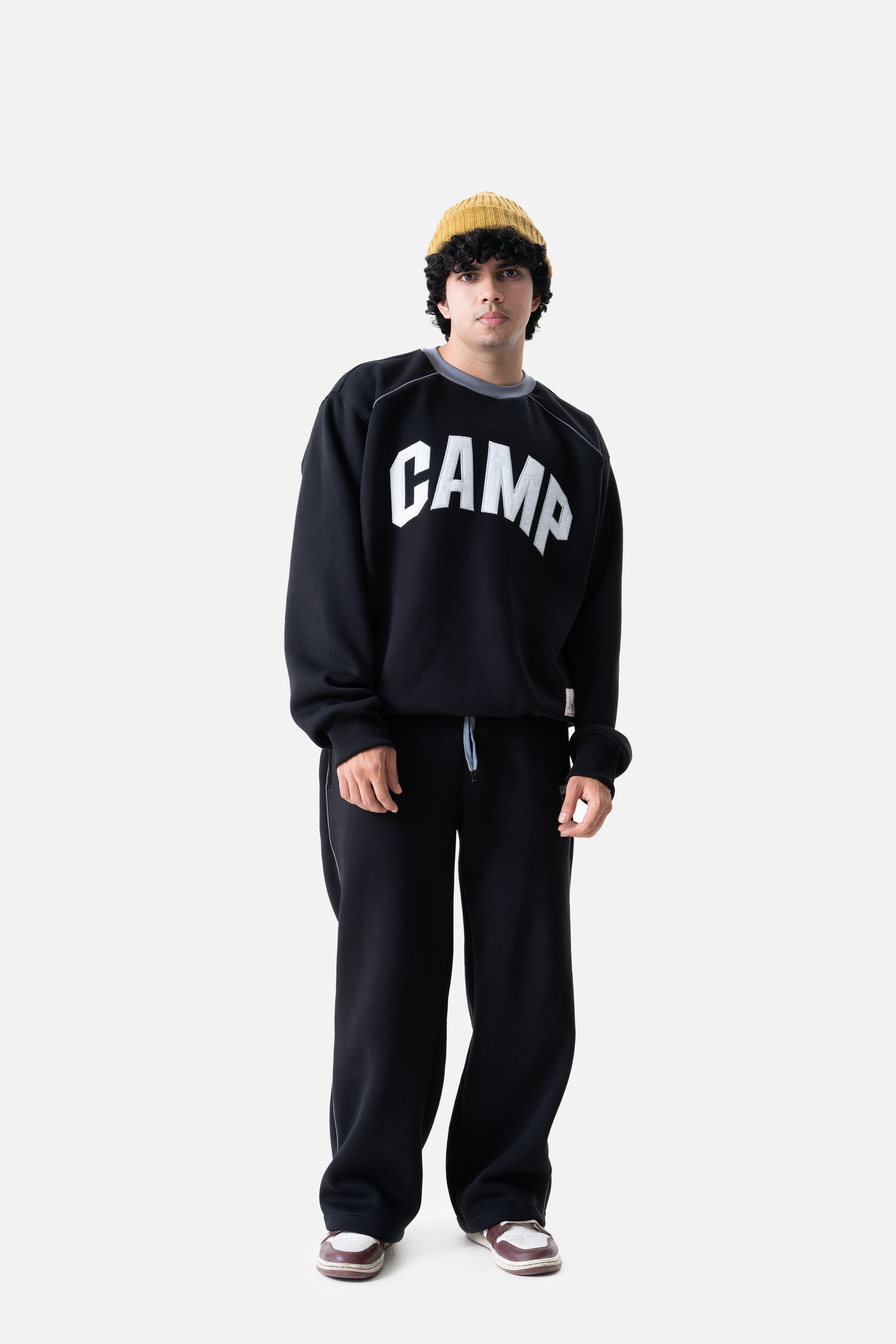 Camp sweatshirt-Black