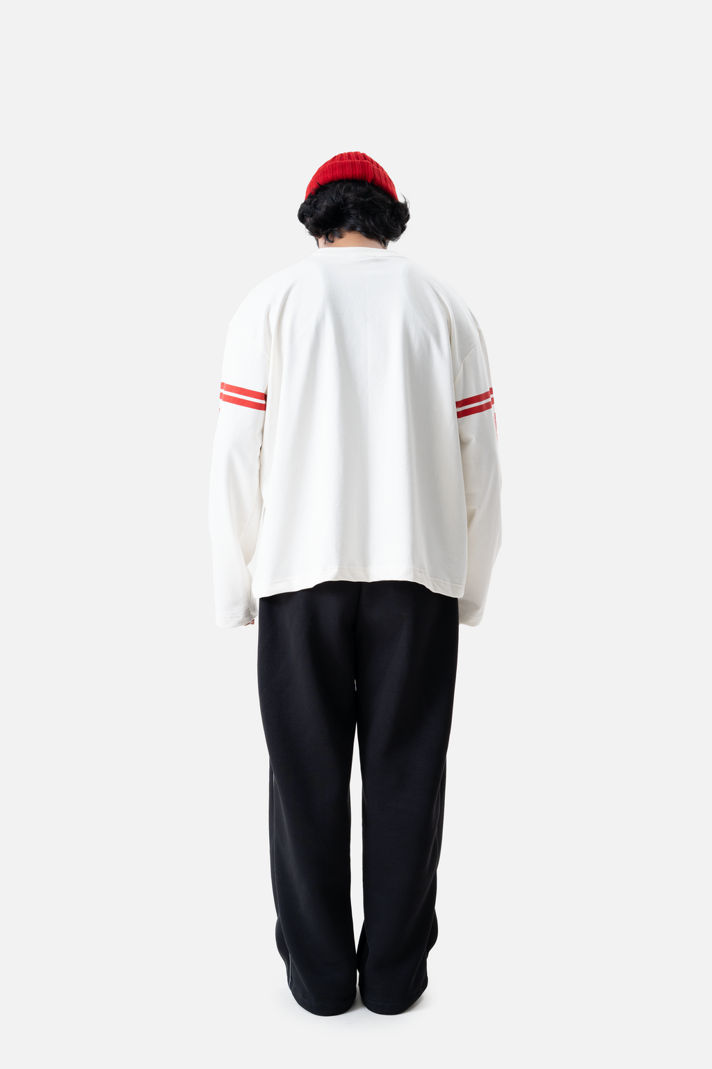 CROPPED FIT Football Jersey- Off white