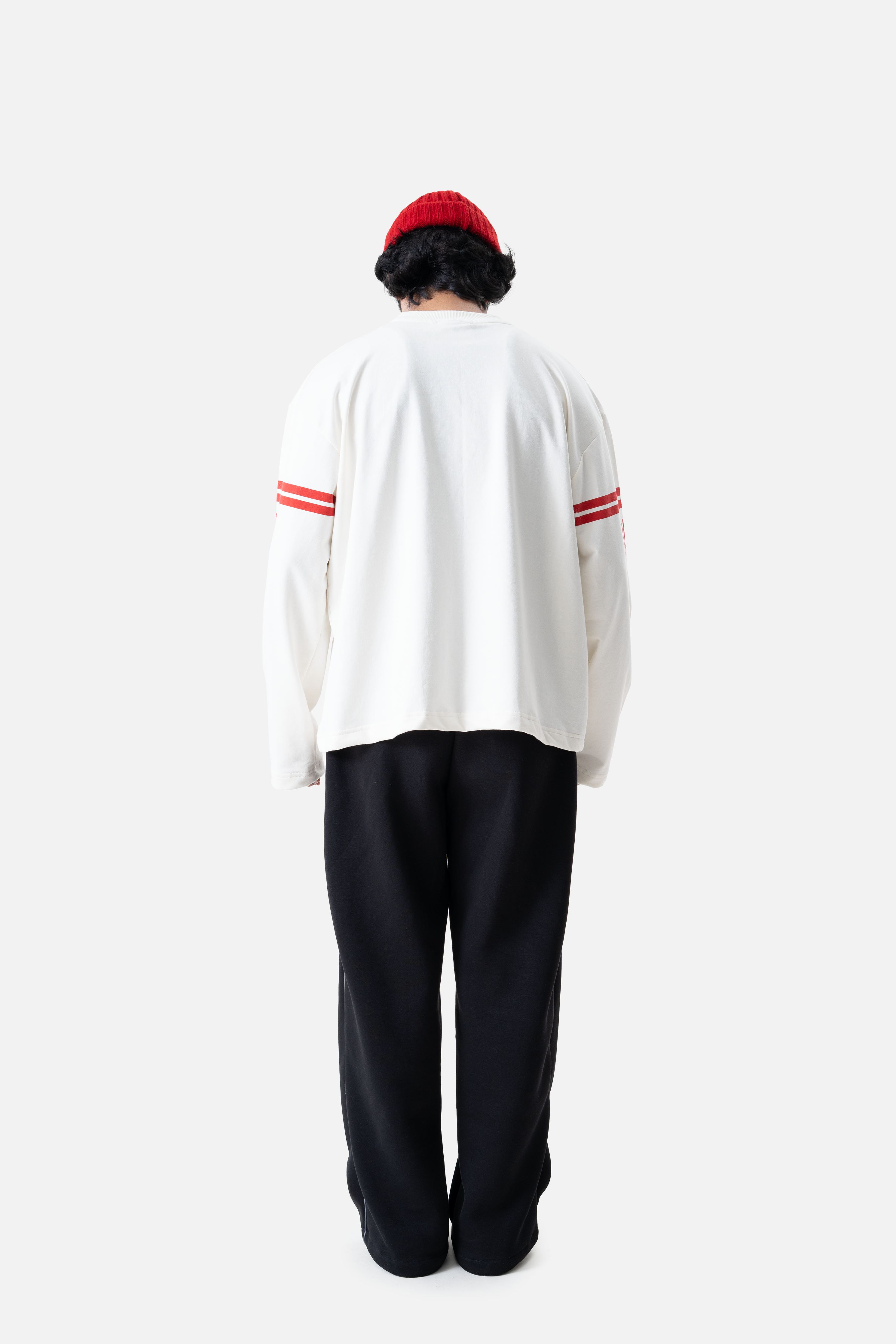 CROPPED FIT Football Jersey- Off white