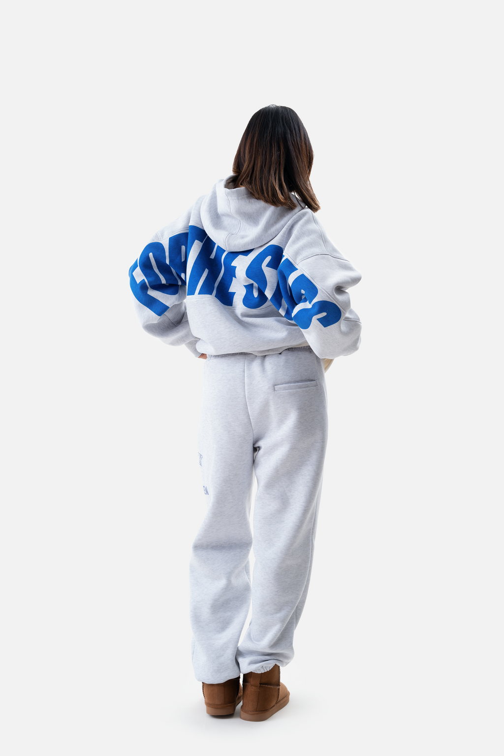 For the stars hoodie-LIGHT Melange