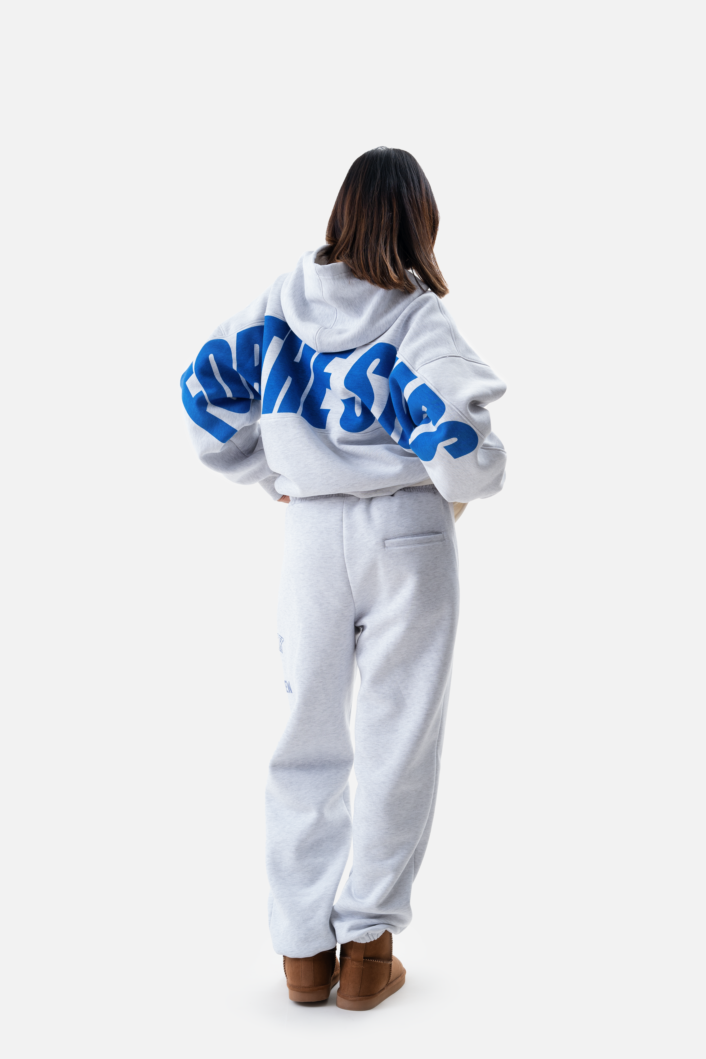For the stars hoodie-LIGHT Melange