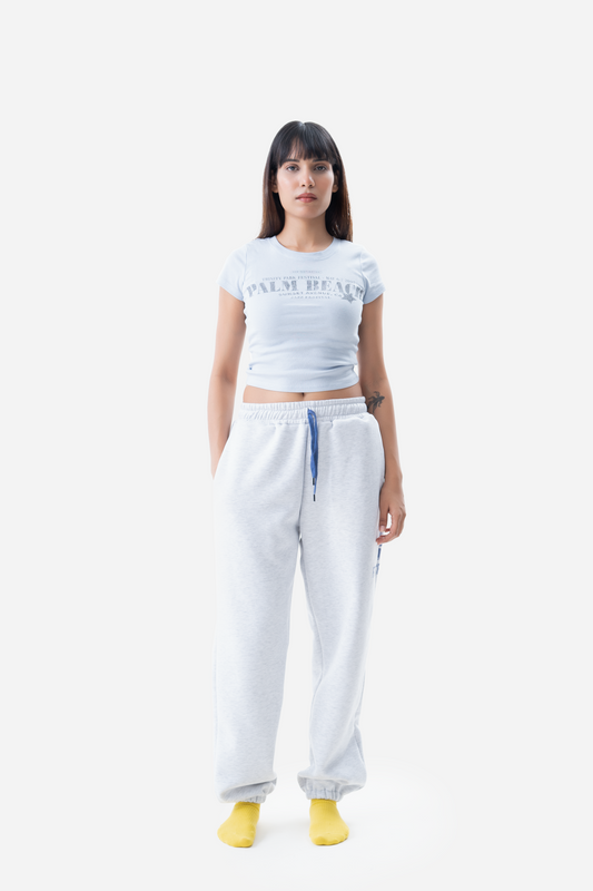 Fleece pants - LIGHT melange