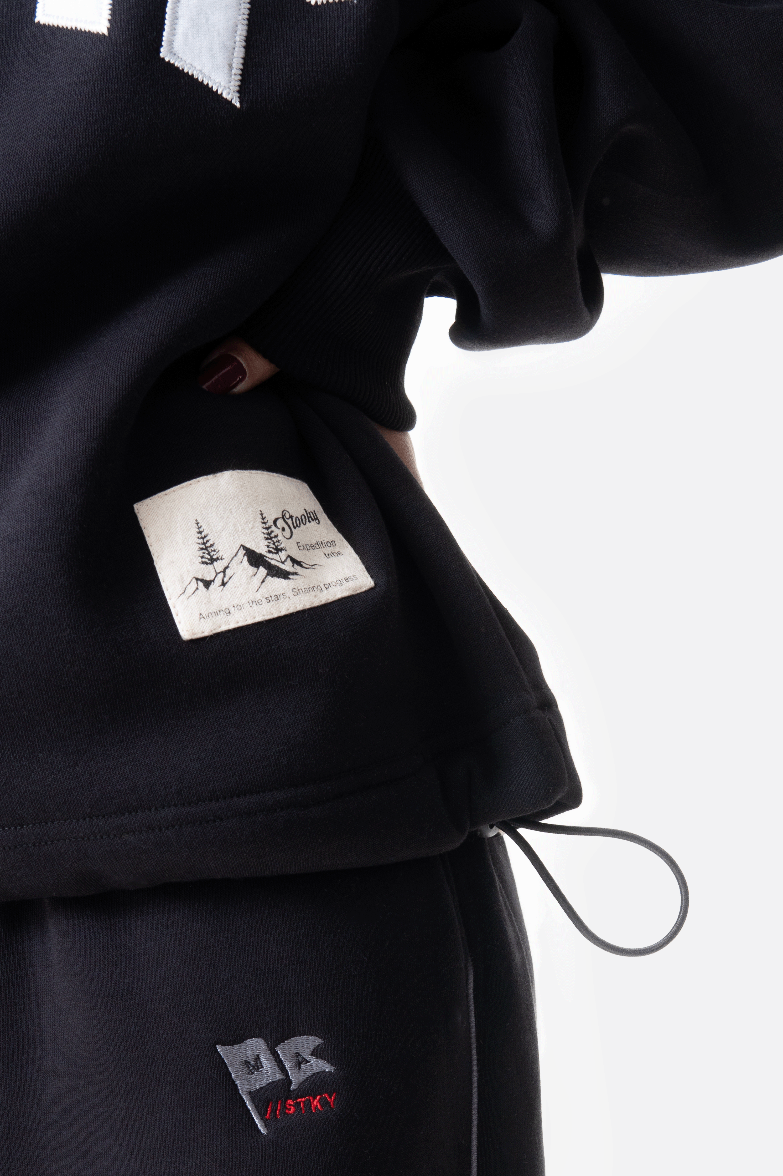 Camp sweatshirt-Black