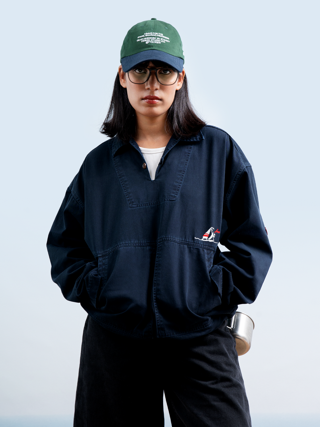Harbor Anorak – Navy