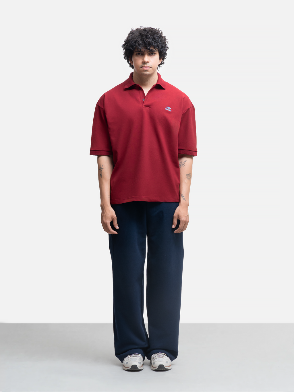 Origin Polo Short Sleeve T-shirt - Maroon