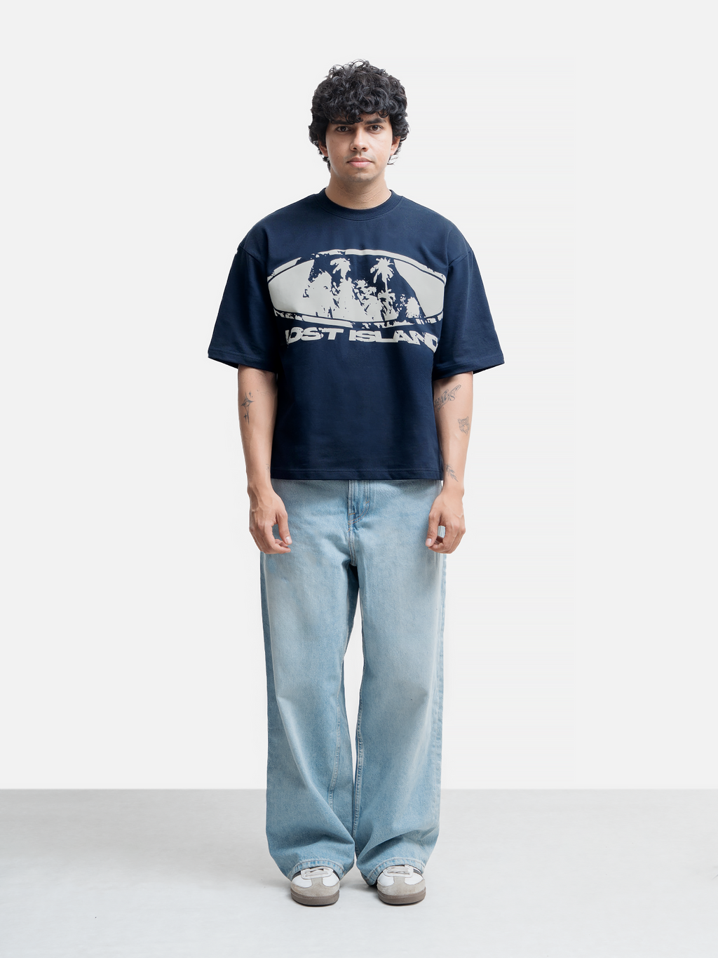 Lost Island Short Sleeve T-Shirt - Navy