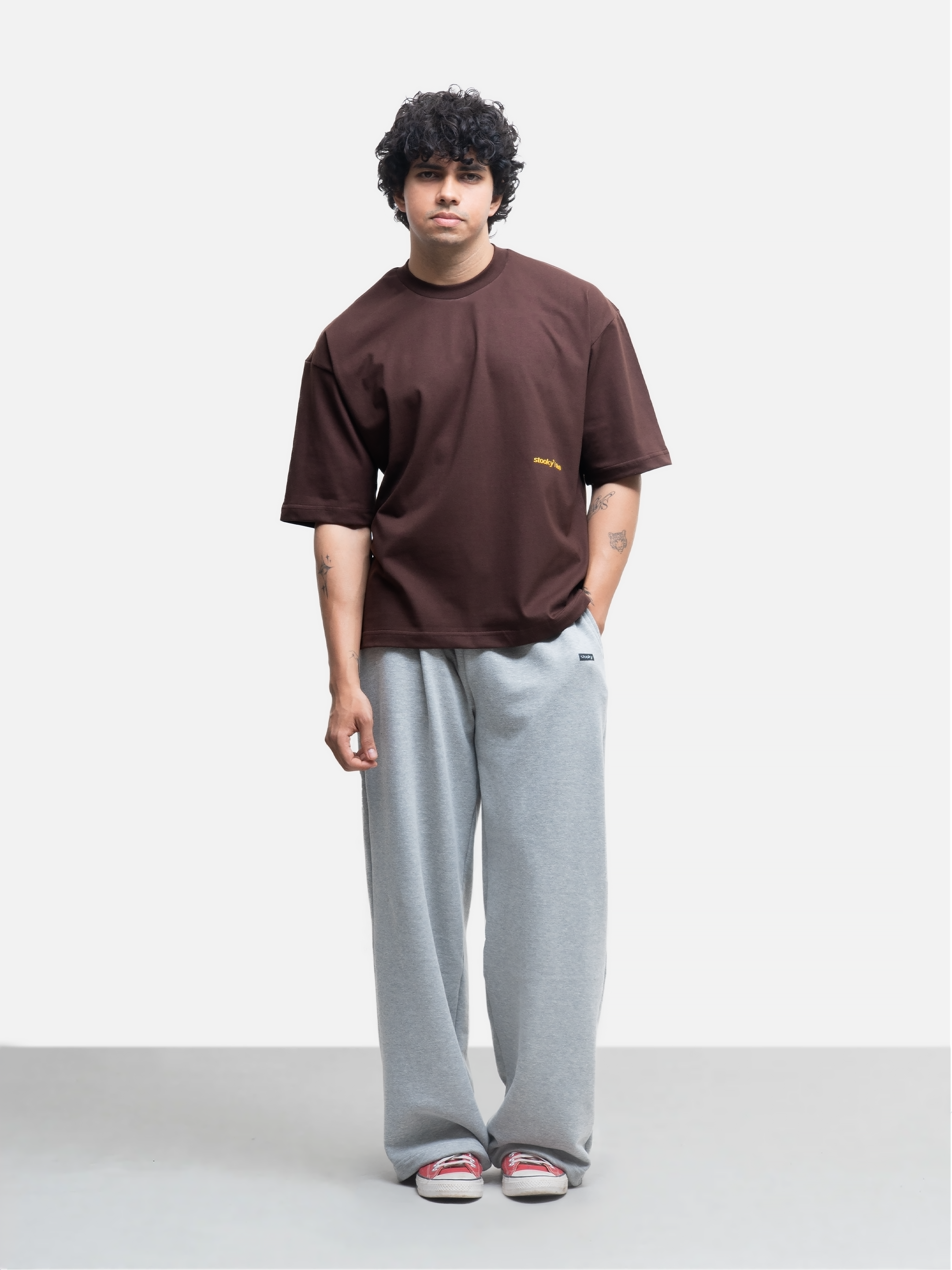 Origin Short sleeve T-shirt - Mud Brown