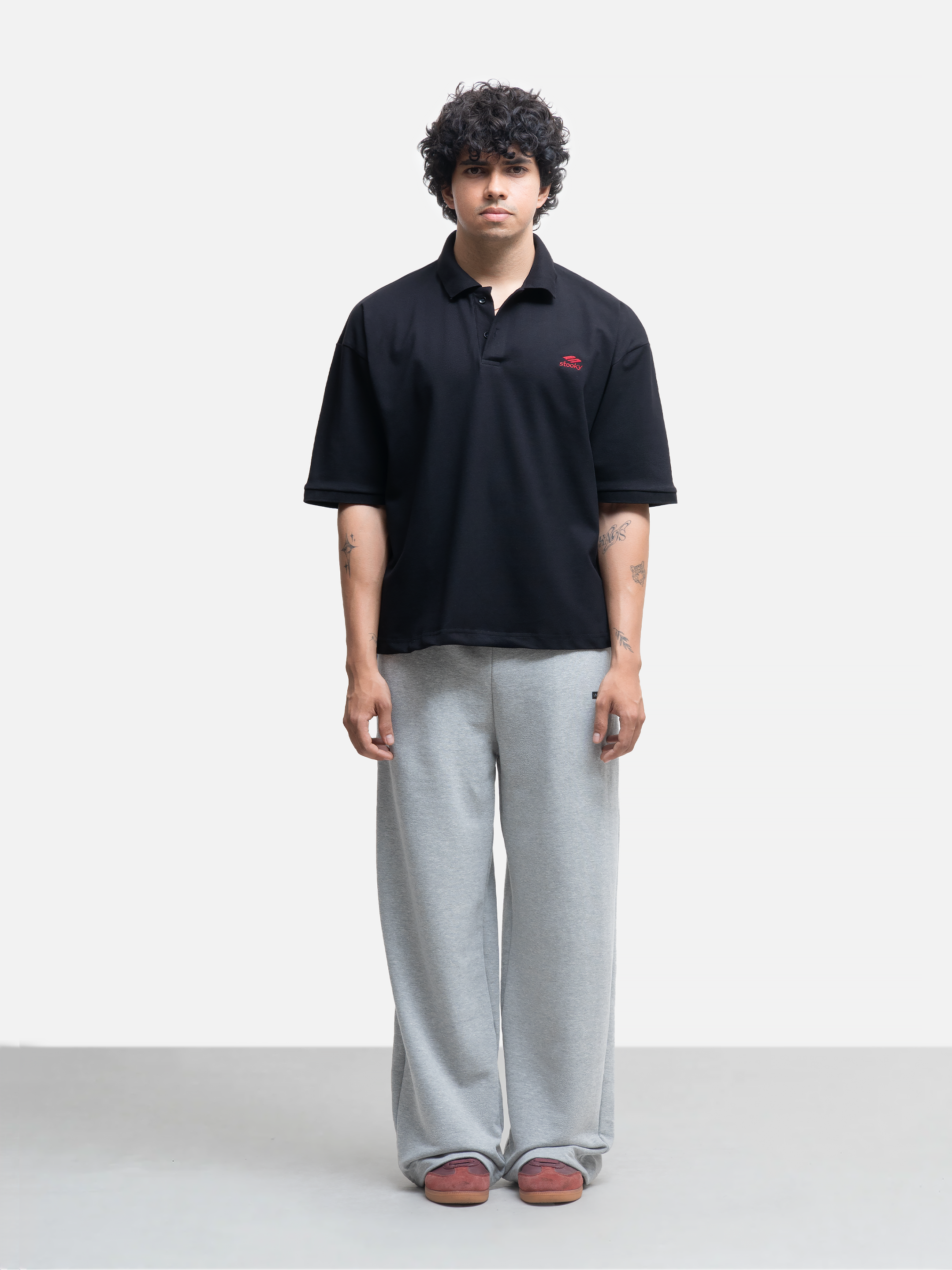 Origin Polo Short Sleeve T-shirt - Black