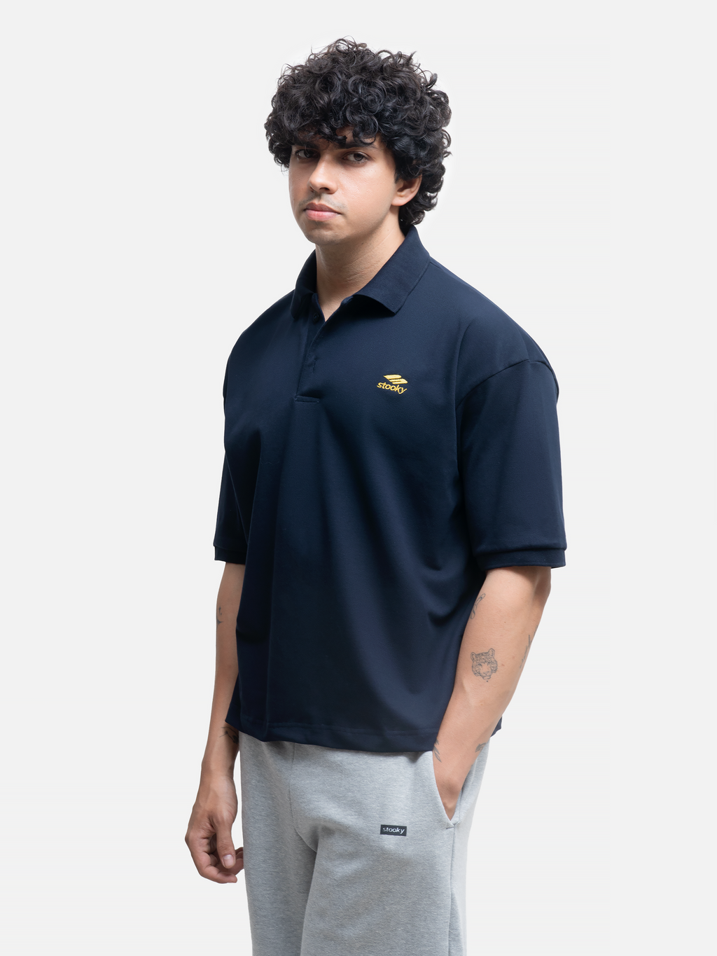 Origin Polo Short Sleeve T-shirt - Navy