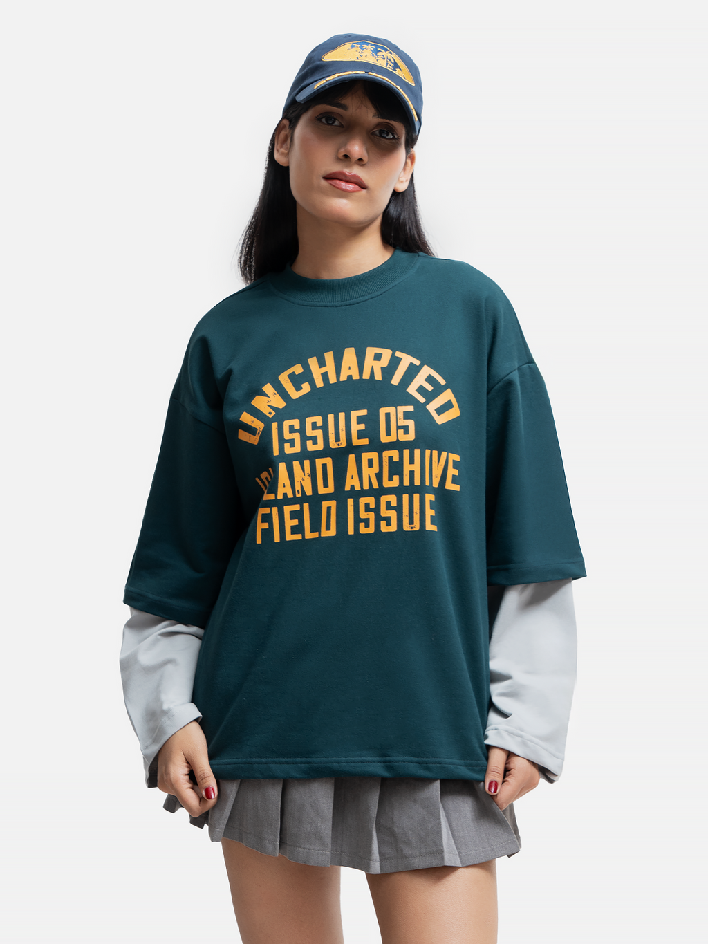 Uncharted LongSleeve Tshirt - Pine [unisex]
