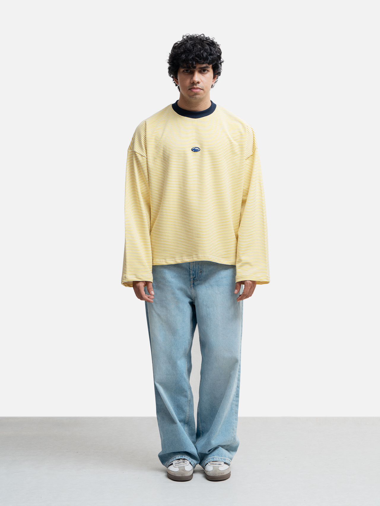 Logo Patch Longsleeve T-Shirt - Yellow