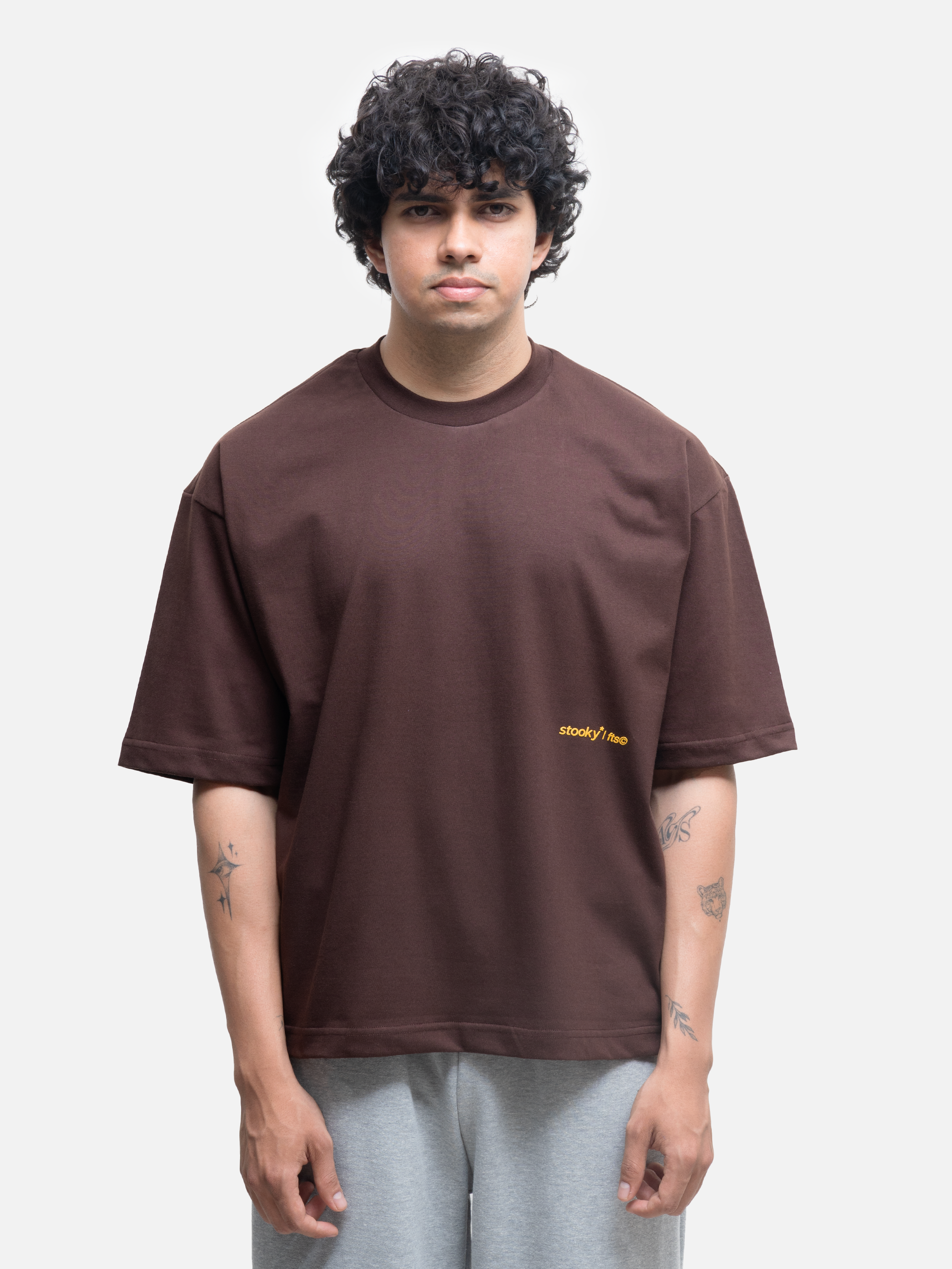 Origin Short sleeve T-shirt - Mud Brown