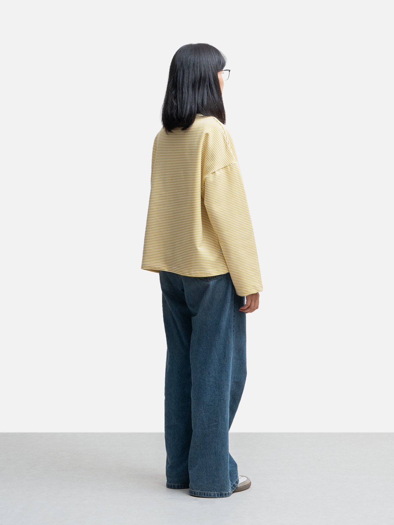 Logo Patch Longsleeve T-Shirt - Yellow