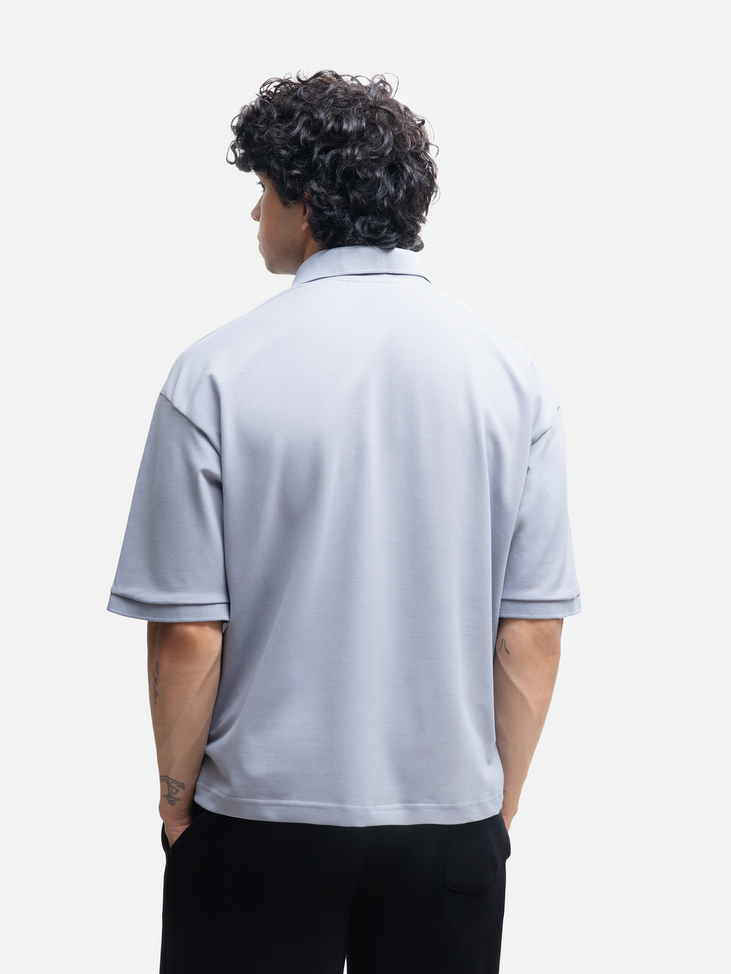 Origin Polo Short Sleeve T-shirt - Fossil Grey
