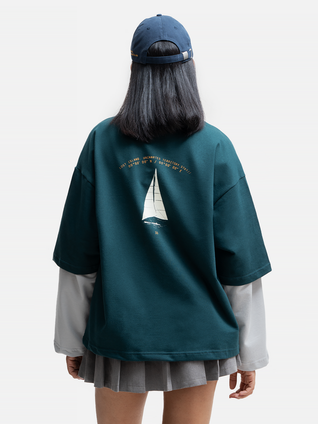Uncharted LongSleeve Tshirt - Pine [unisex]