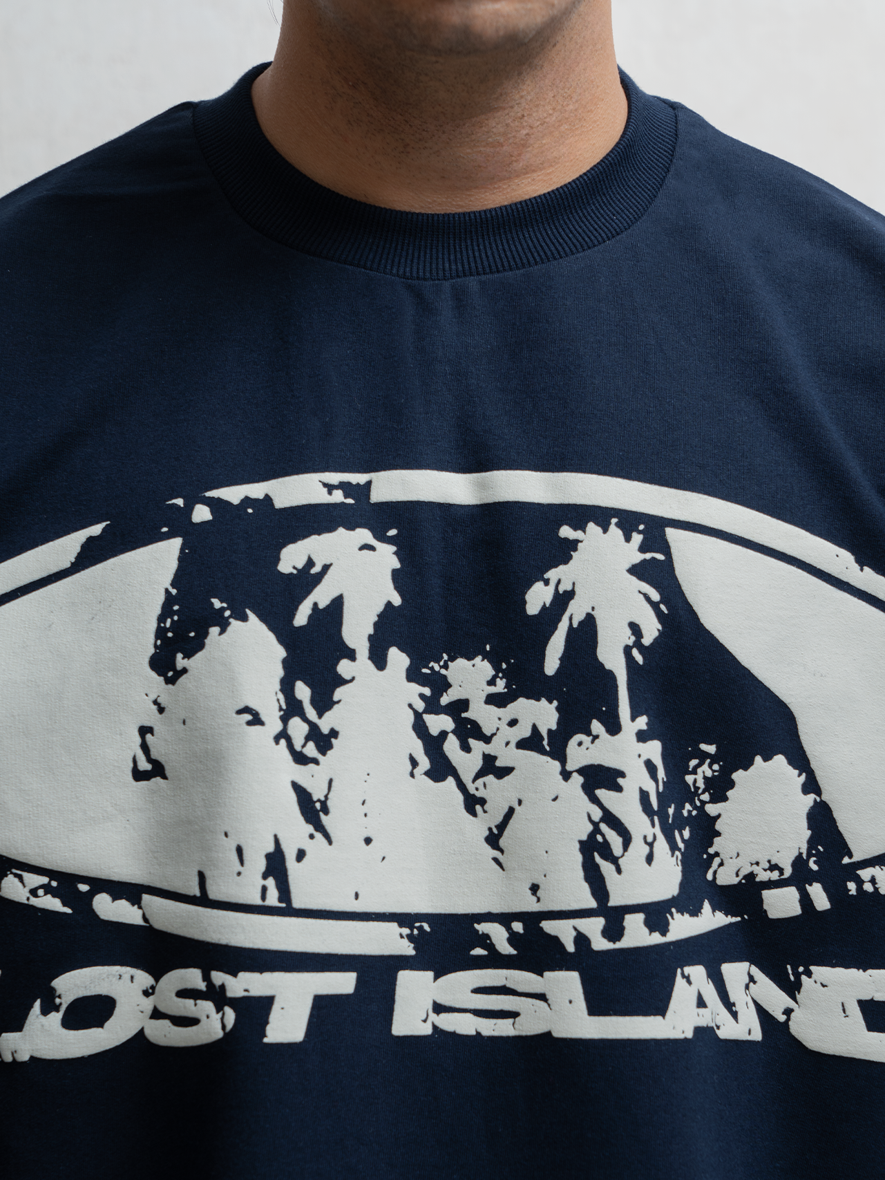 Lost Island Short Sleeve T-Shirt - Navy