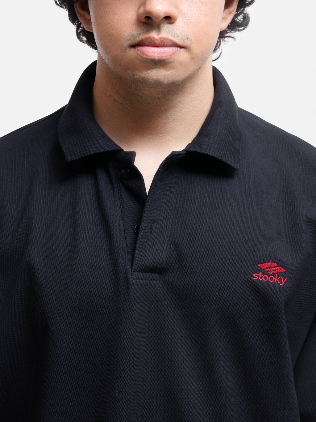 Origin Polo Short Sleeve T-shirt - Black