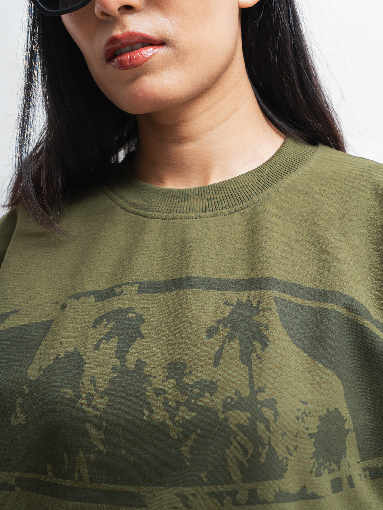 Lost Island Short Sleeve T-Shirt - Olive