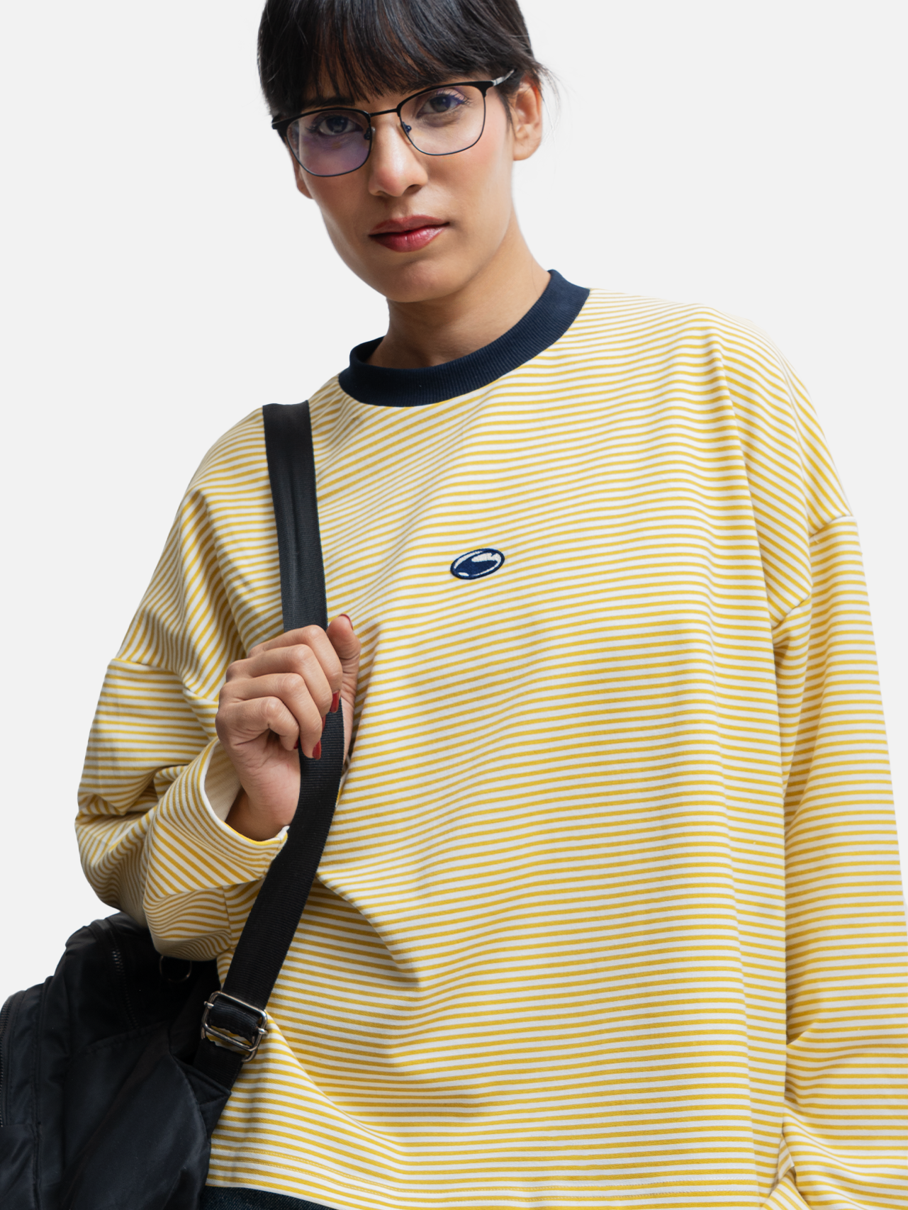 Logo Patch Longsleeve T-Shirt - Yellow
