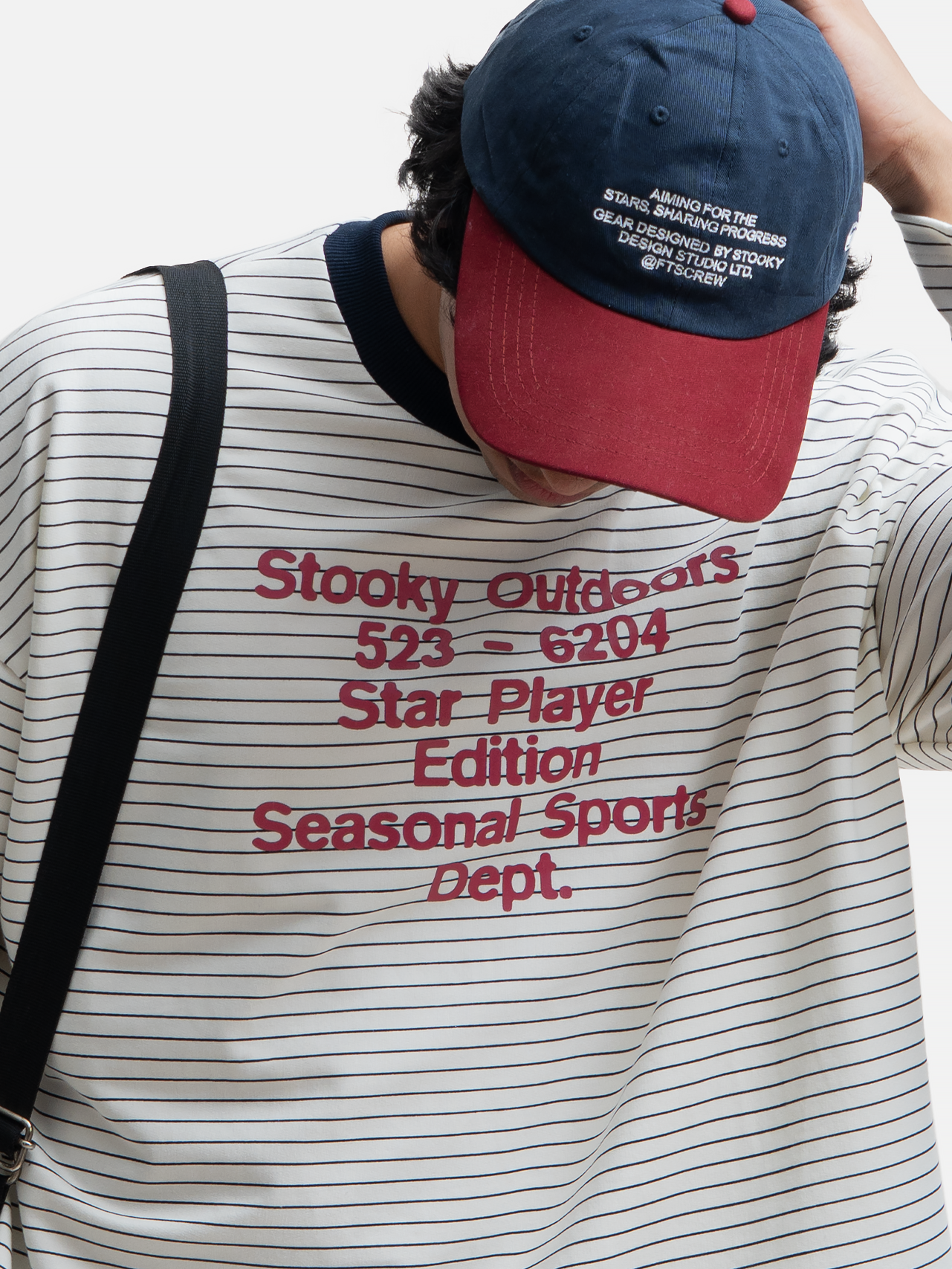 Striped Longsleeve T-Shirt - Navy/Off-White