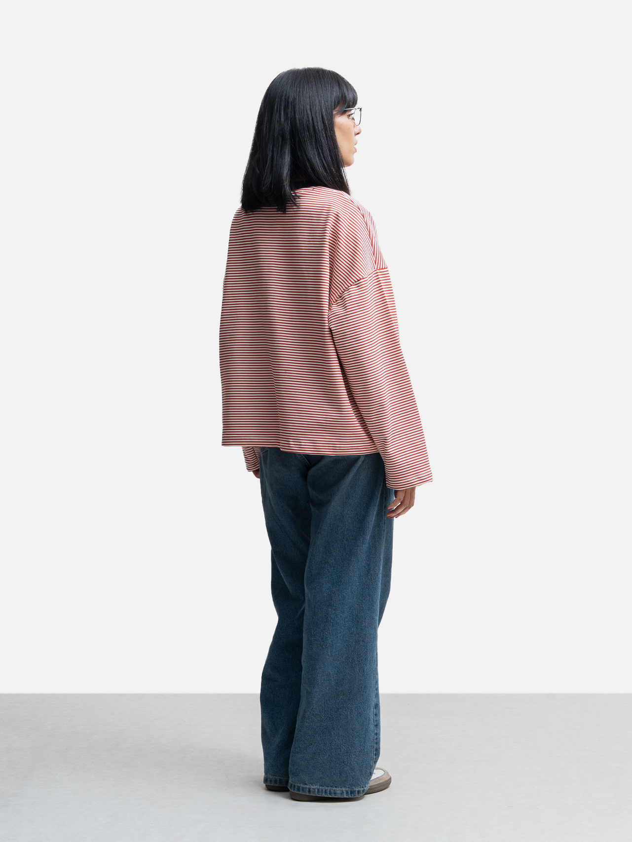 Logo Patch Longsleeve T-Shirt - Red