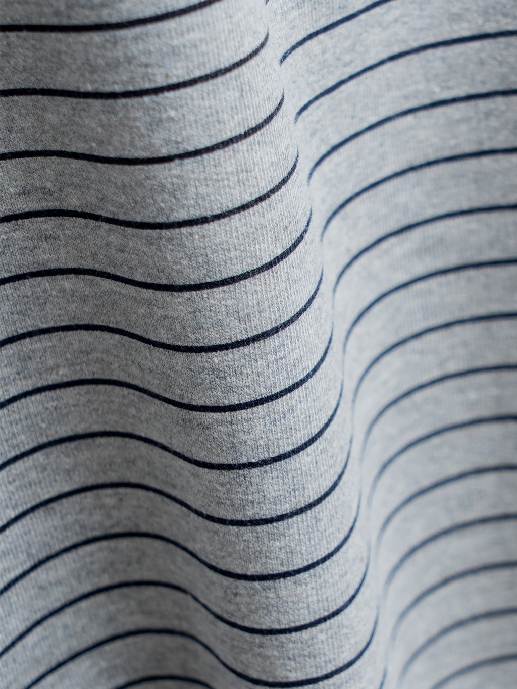 Striped Longsleeve T-Shirt - Melange/Navy