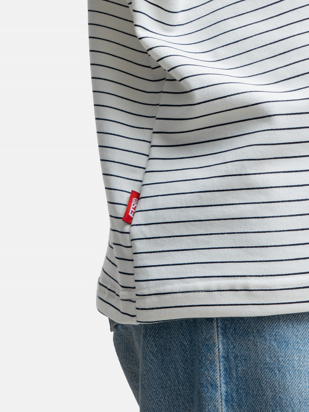 Striped Longsleeve T-Shirt - Navy/Off-White