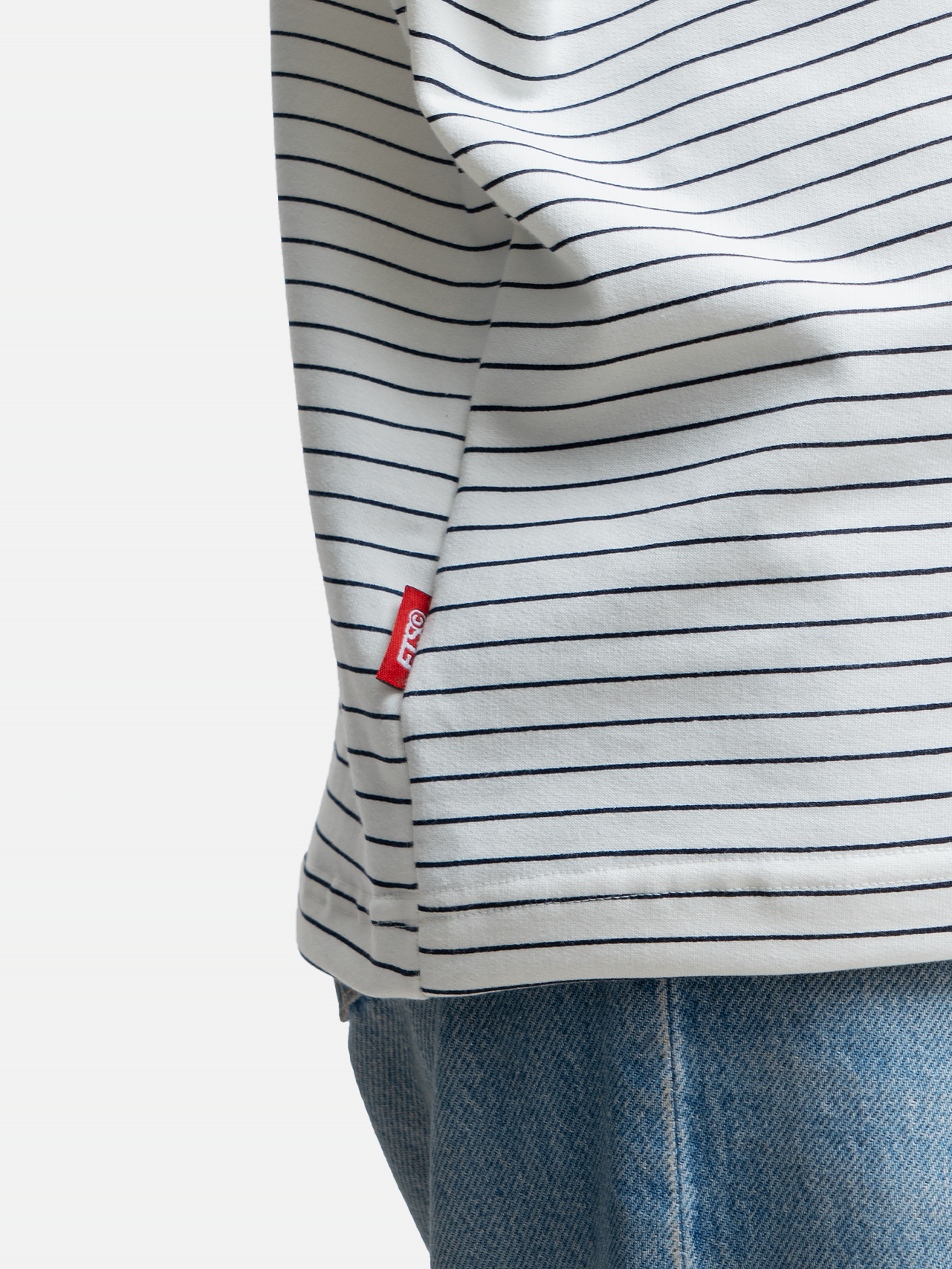 Striped Longsleeve T-Shirt - Navy/Off-White