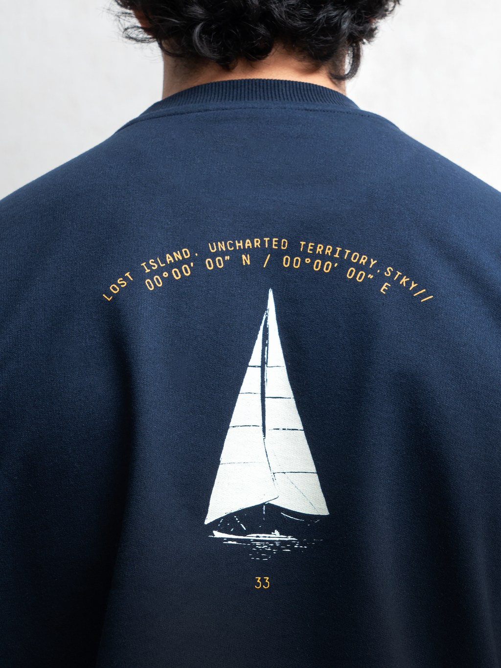 Uncharted LongSleeve Tshirt - Navy [unisex]