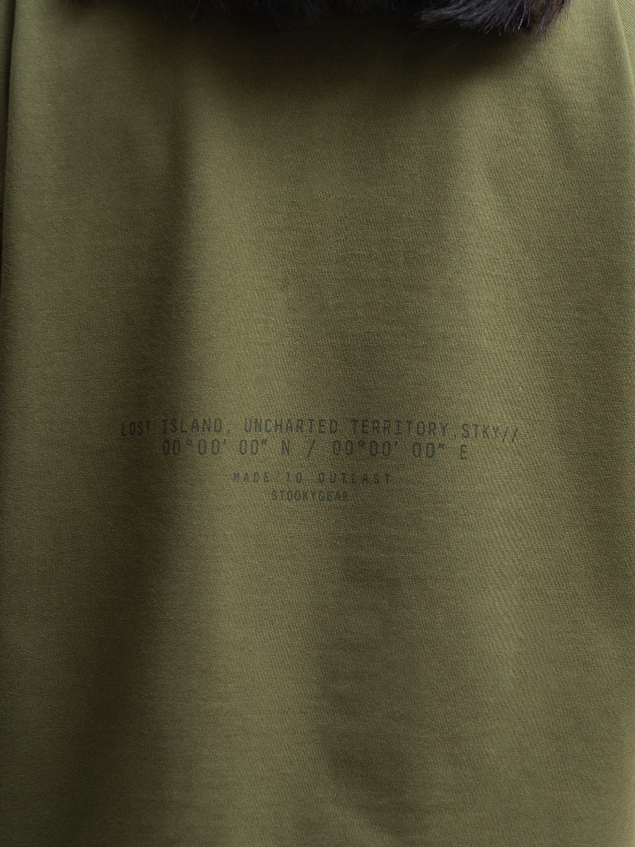Lost Island Short Sleeve T-Shirt - Olive