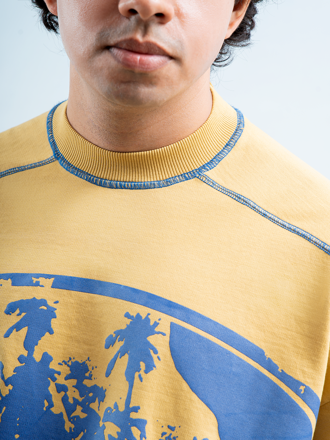 Lost Island V2 T-Shirt - Washed Mustard