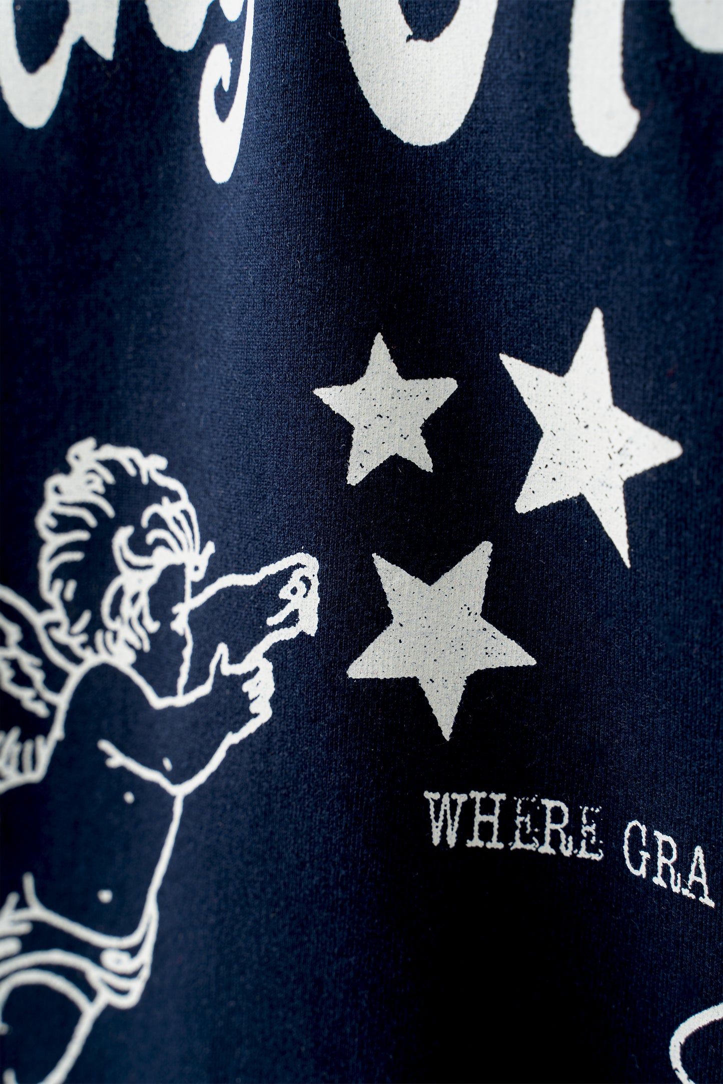 Chasing Halley Raglan- Navy/Off-White