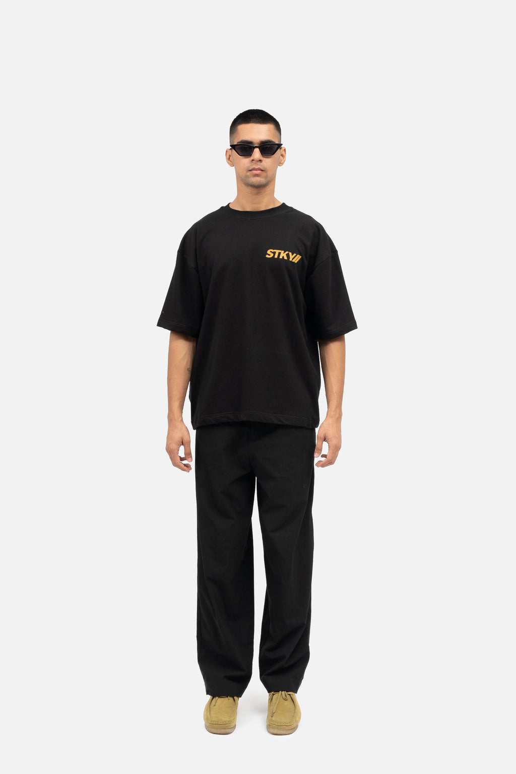 Crab crew tee - Black (Unisex)