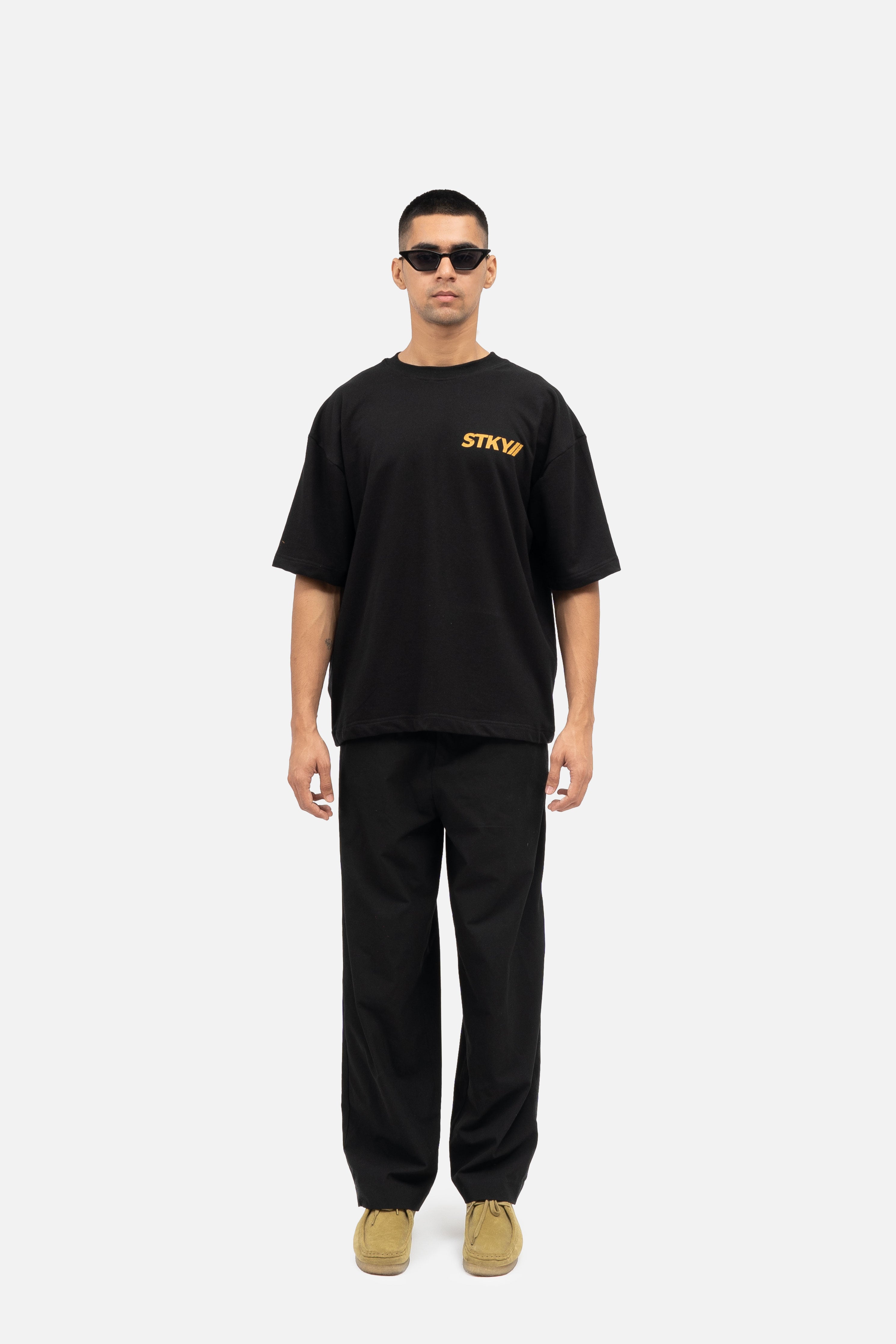 Crab crew tee - Black (Unisex)