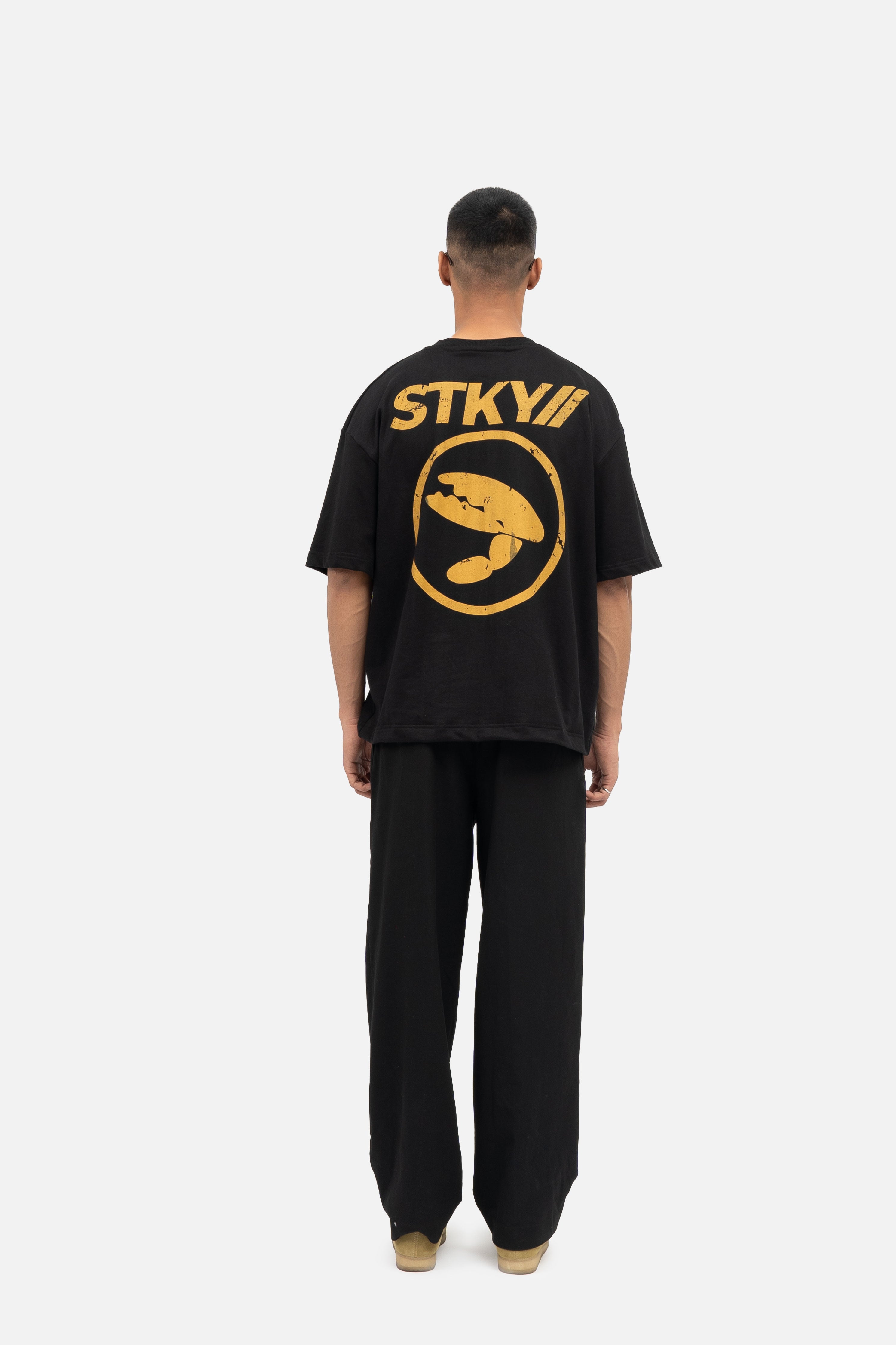 Crab crew tee - Black (Unisex)