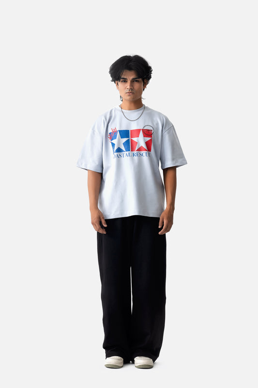 Beach Patrol T-Shirt - Pale Blue