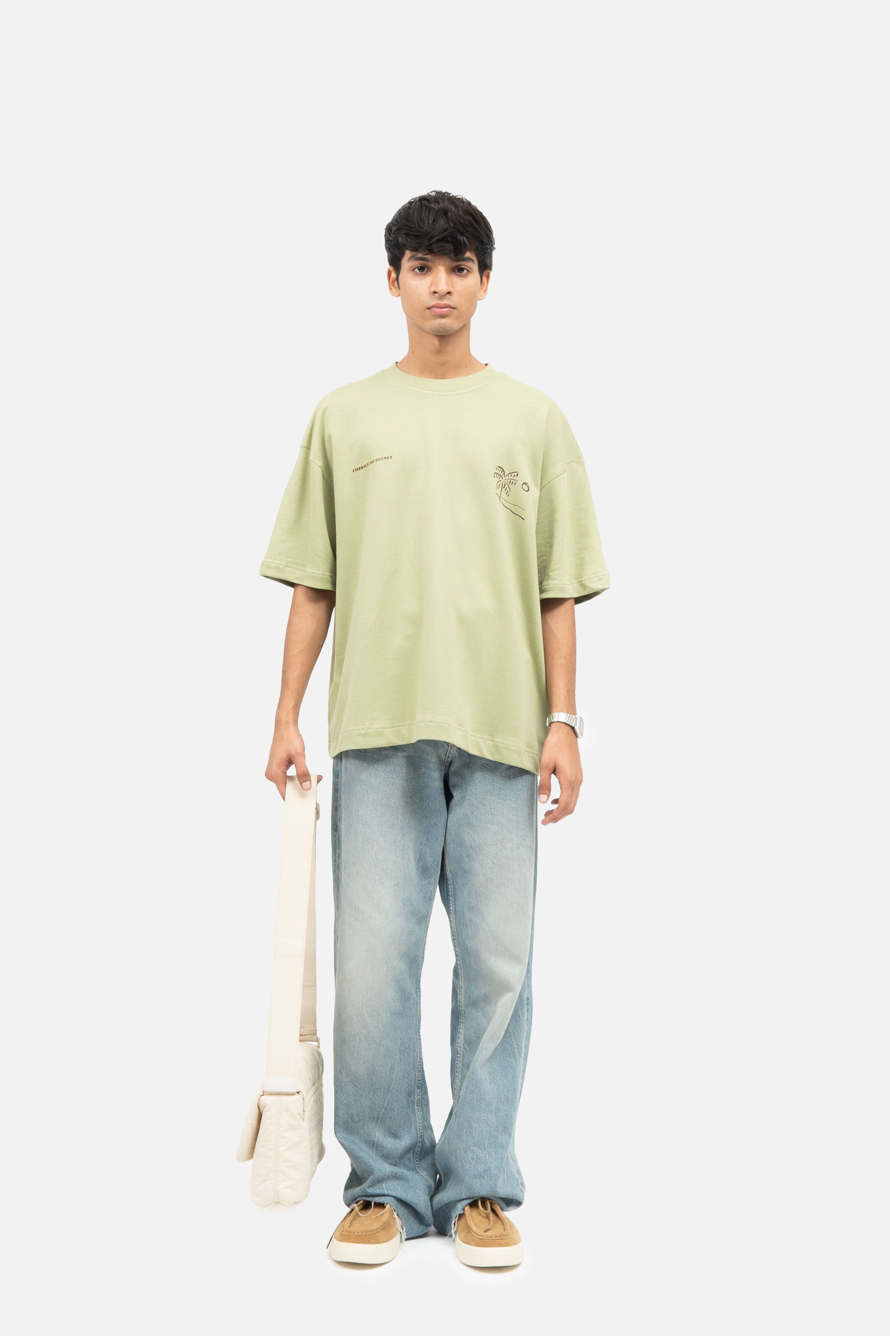 The calm tee - Pista green (Unisex)