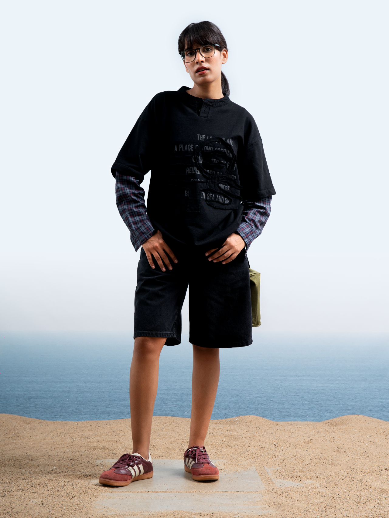 Field Issue Henley- Black